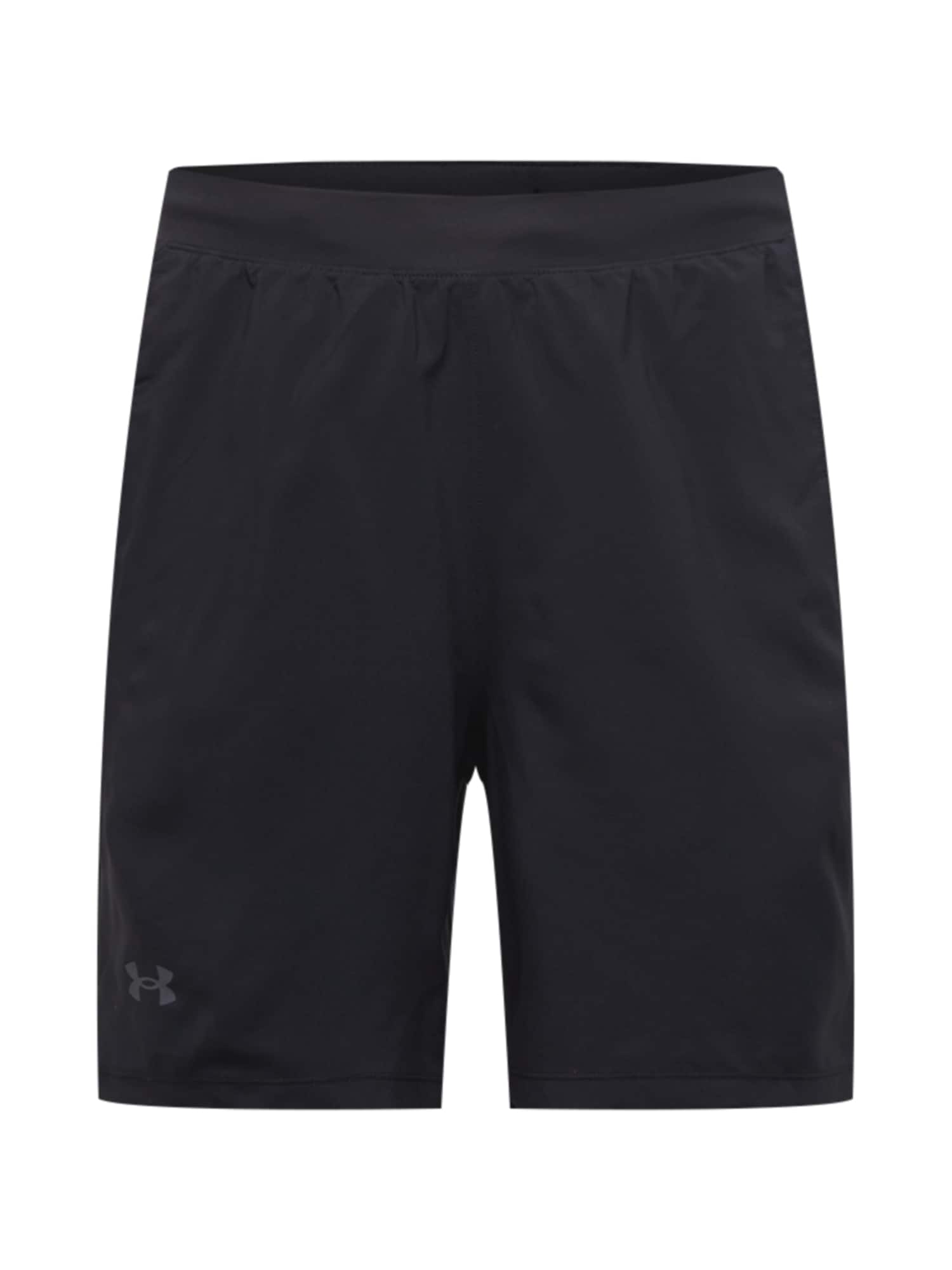 UNDER ARMOUR Športne hlače 'Launch'  črna
