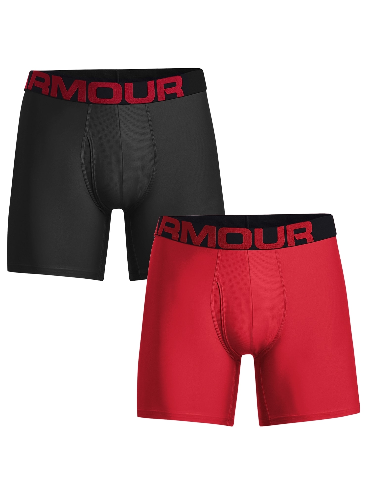 UNDER ARMOUR Športne spodnjice  rdeča / črna