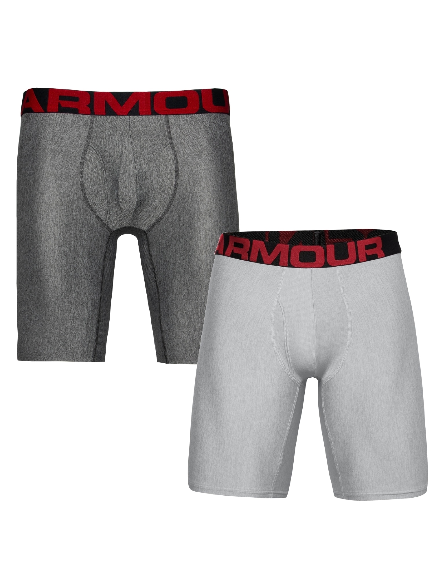 UNDER ARMOUR Športne spodnjice  siva / svetlo siva / rdeča / črna