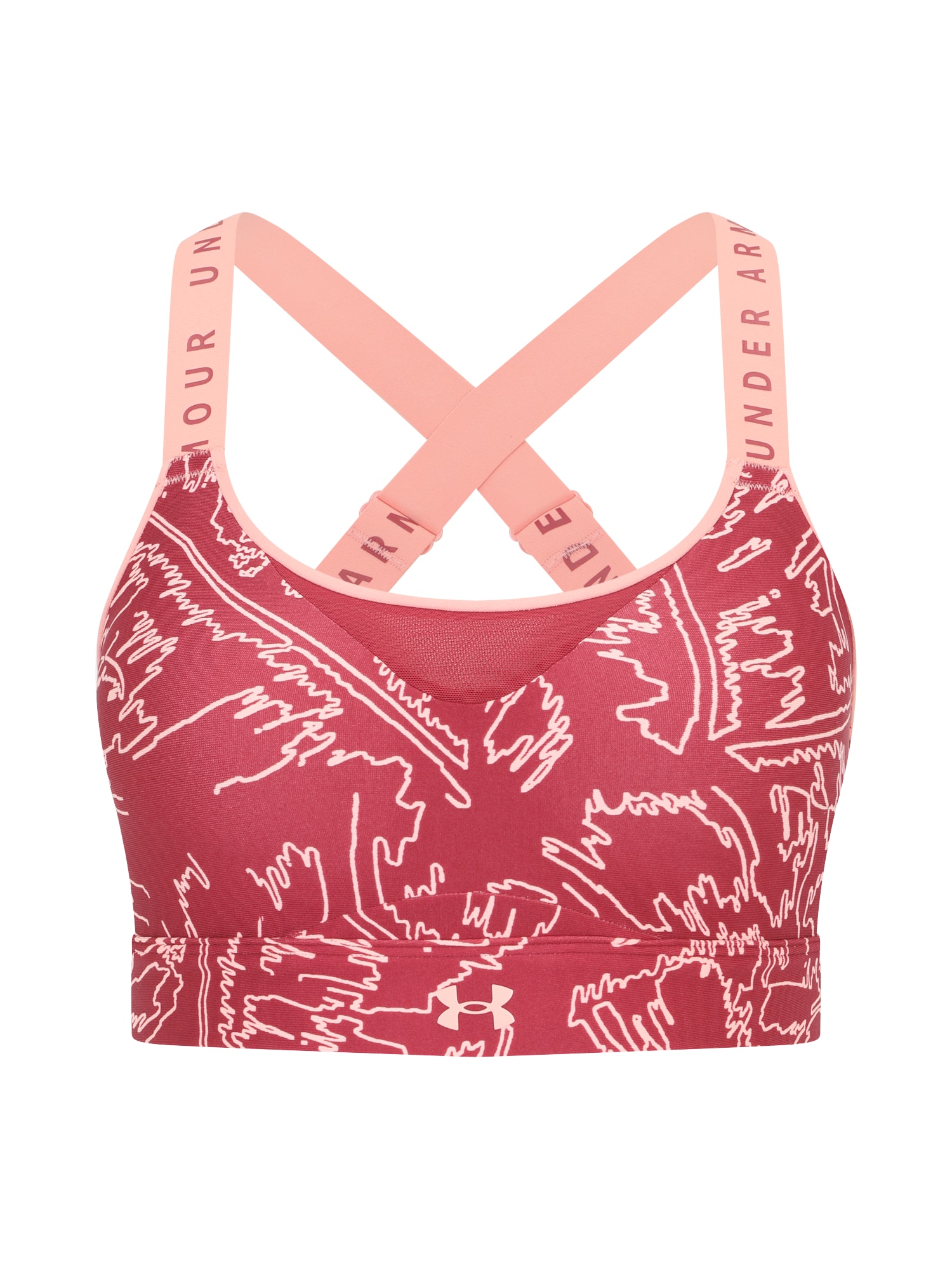 UNDER ARMOUR Športni nederček 'Infinity'  roza / malina / bela