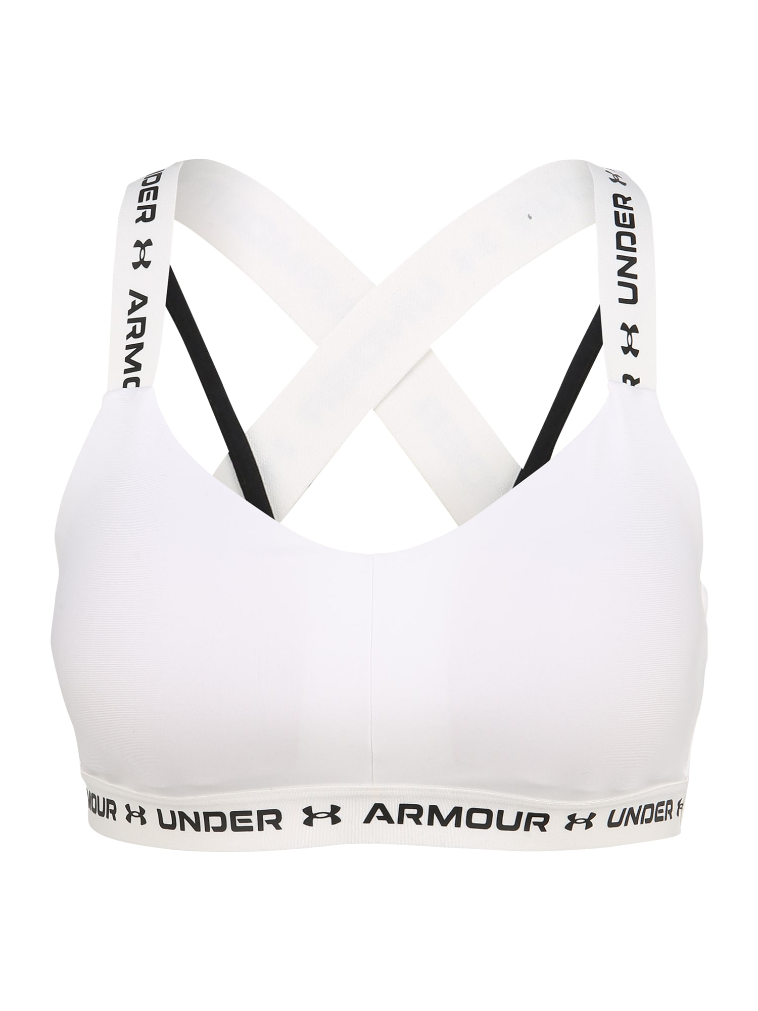 UNDER ARMOUR Športni nederček  črna / bela
