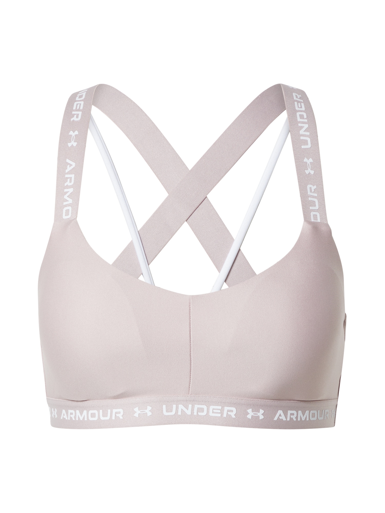 UNDER ARMOUR Športni nederček  pastelno roza / bela