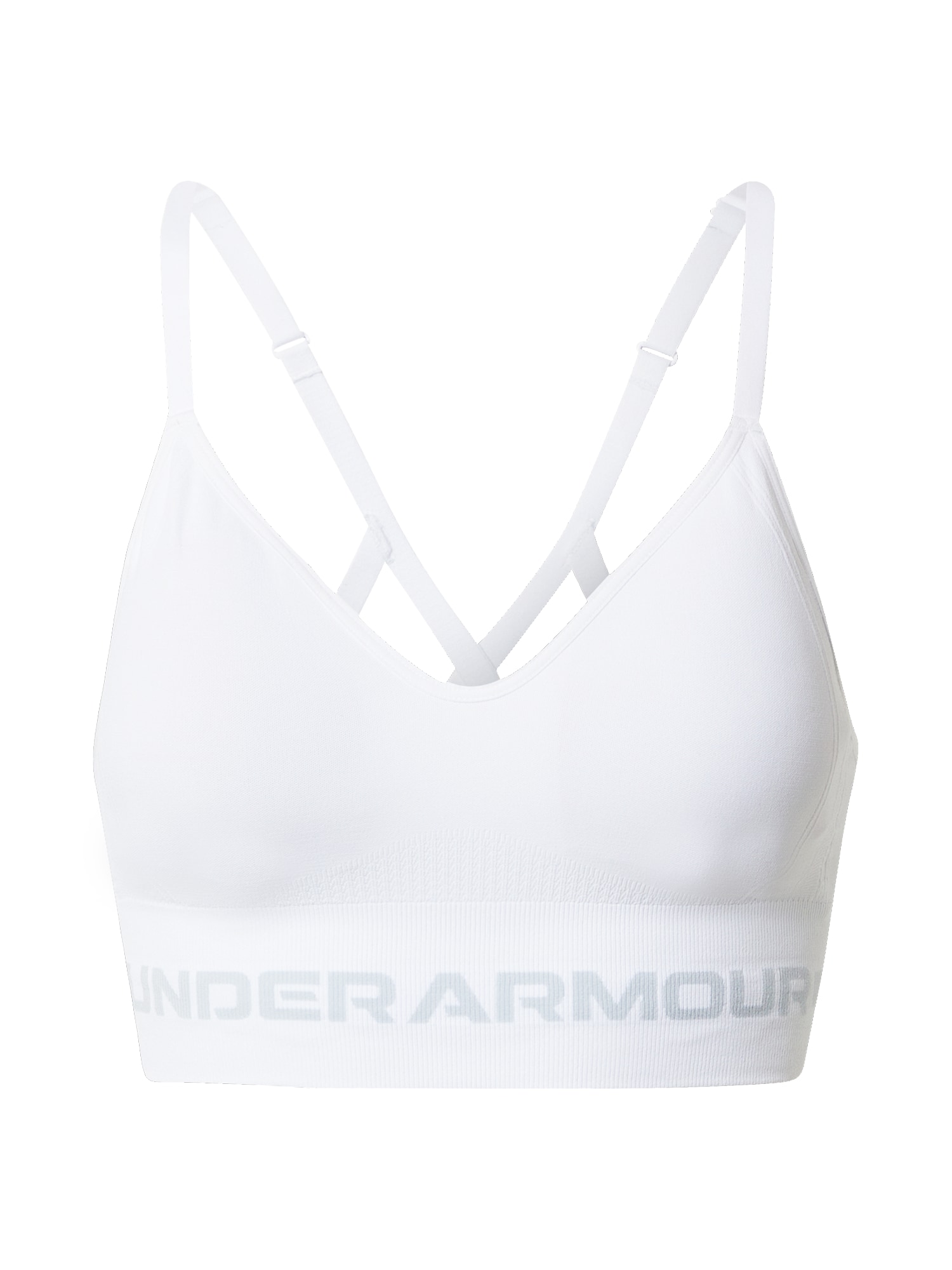 UNDER ARMOUR Športni nederček  svetlo siva / bela
