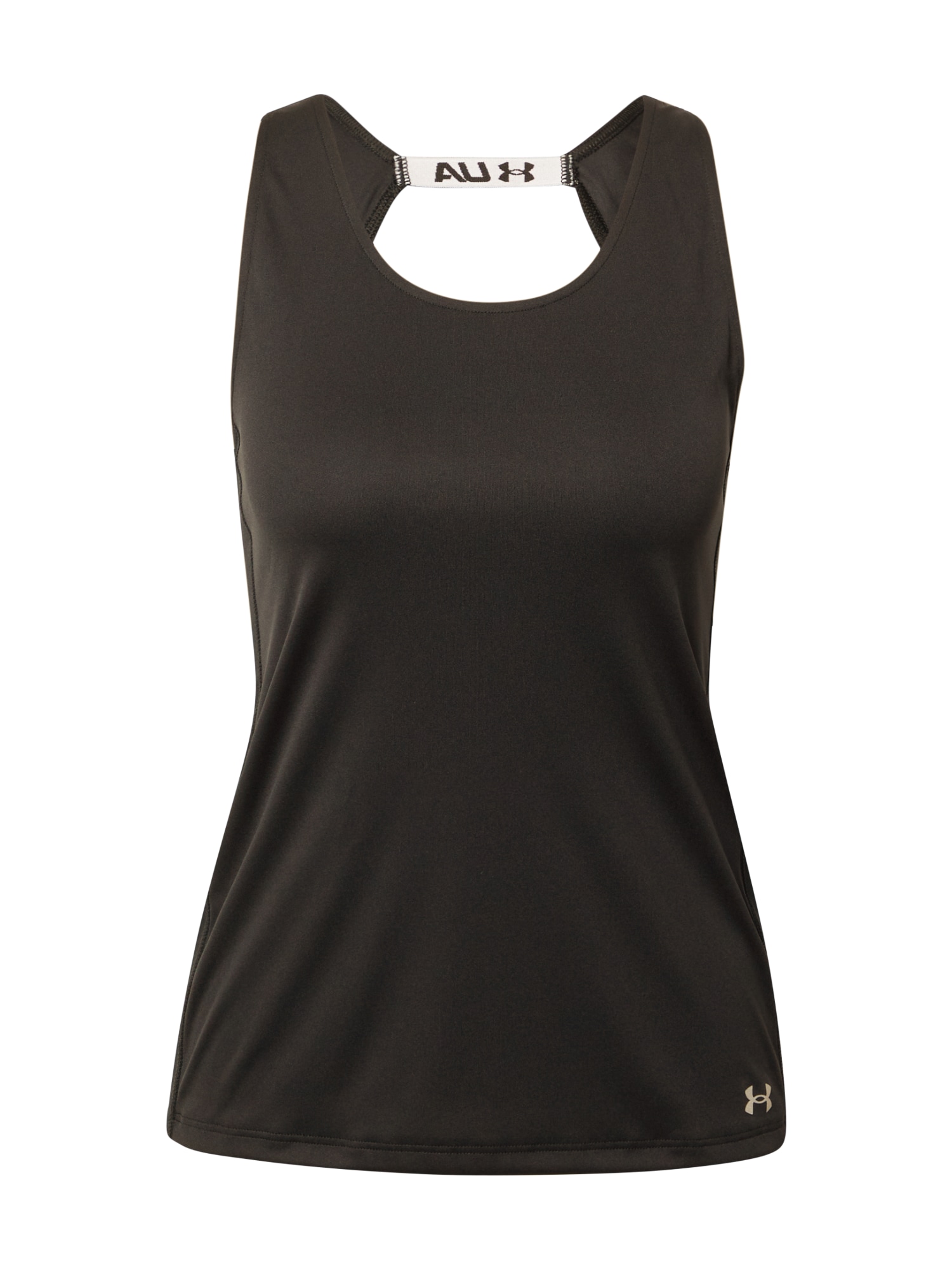 UNDER ARMOUR Športni top  črna / bela