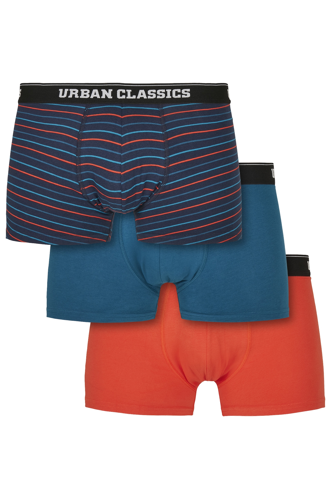 Urban Classics Boksarice  modra / nočno modra / oranžno rdeča