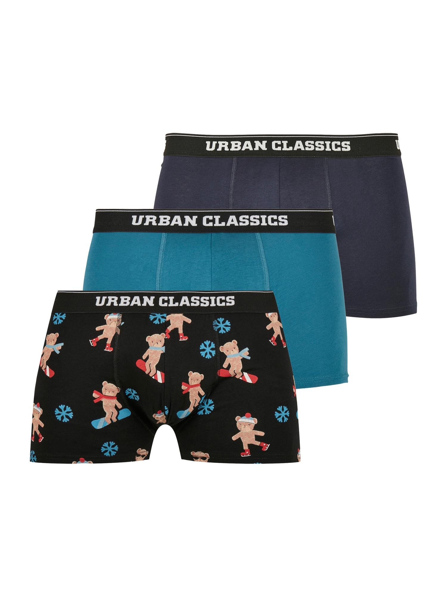 Urban Classics Boksarice  mornarska / temno siva / zelena / mešane barve