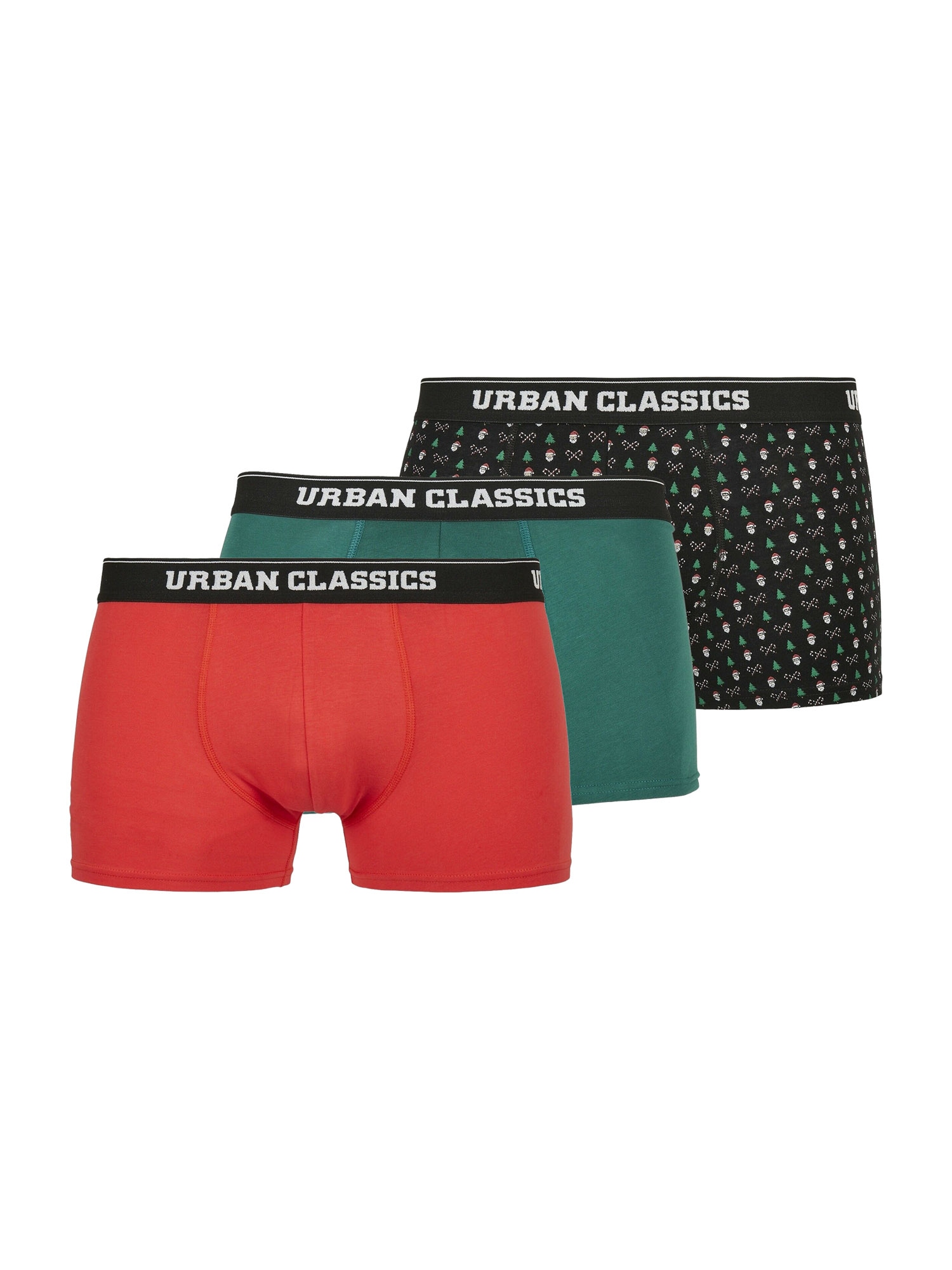 Urban Classics Boksarice  mornarska / zelena / rdeča
