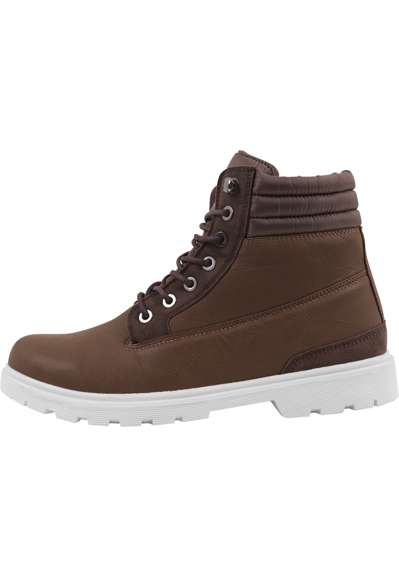 Urban Classics Gležnarji z vezalkami  temno rjava