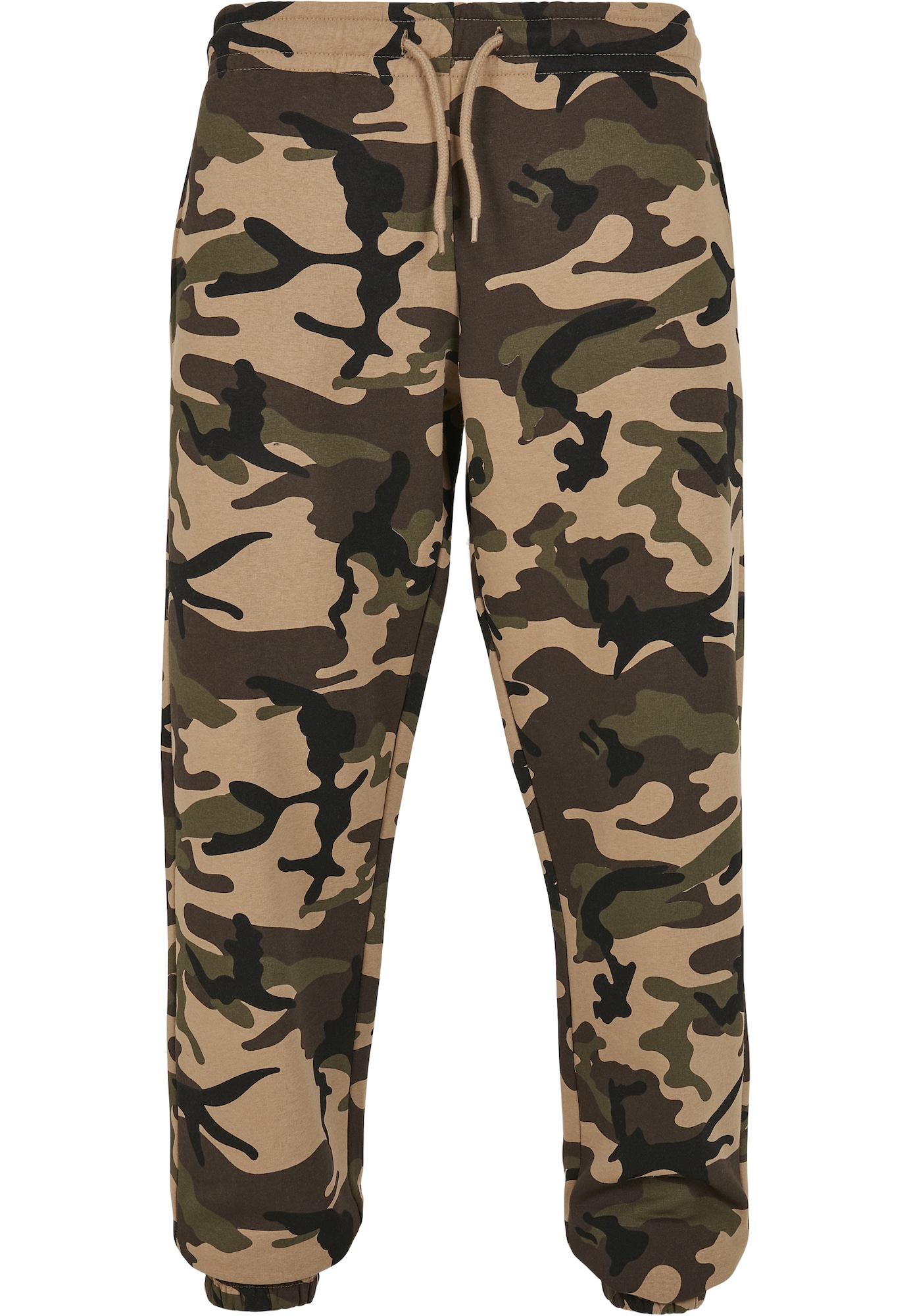 Urban Classics Hlače  bež / barva blata / kaki / črna