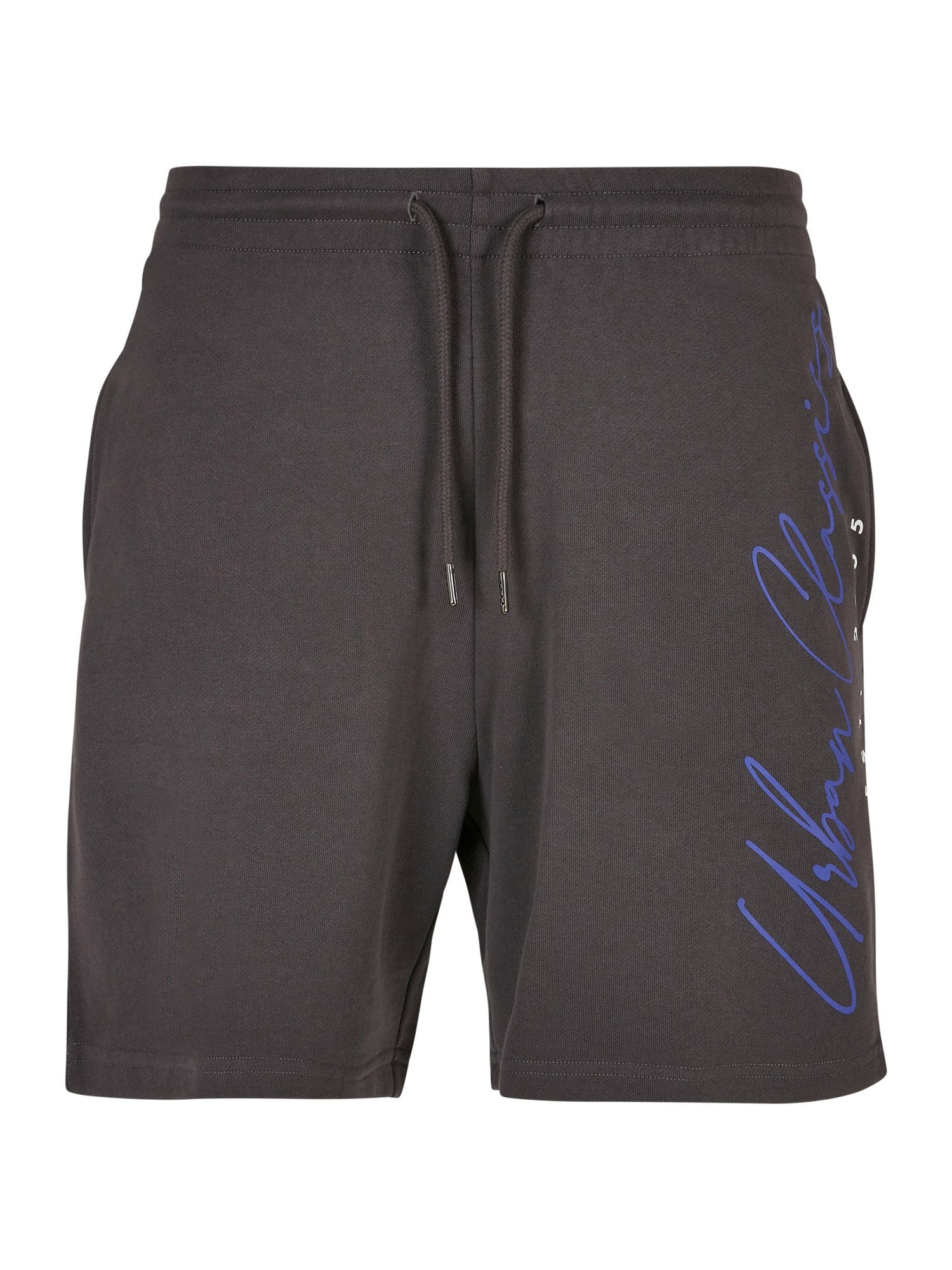 Urban Classics Hlače  modra / temno siva / bela