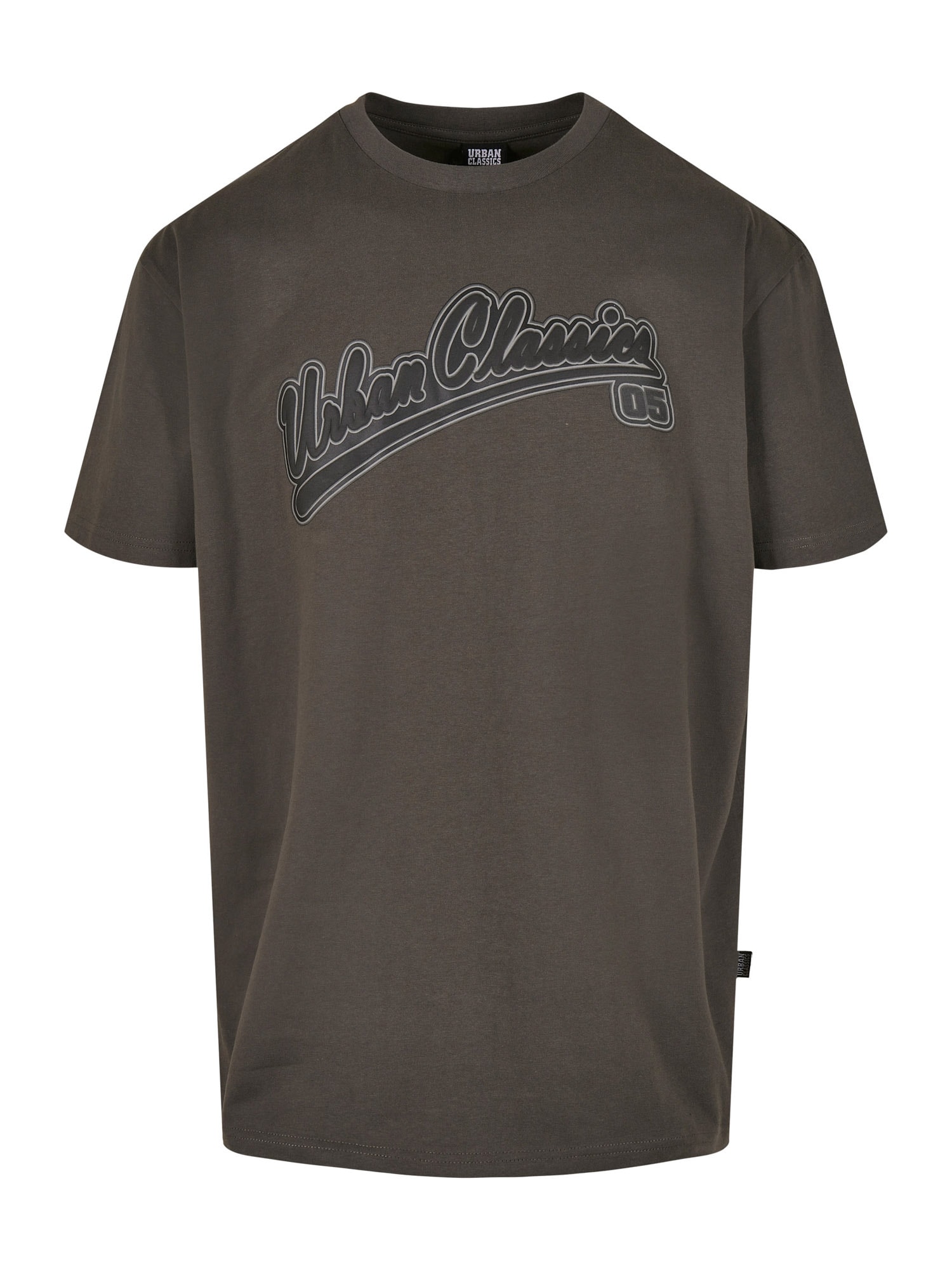 Urban Classics Majica 'Baseball'  grafit / črna