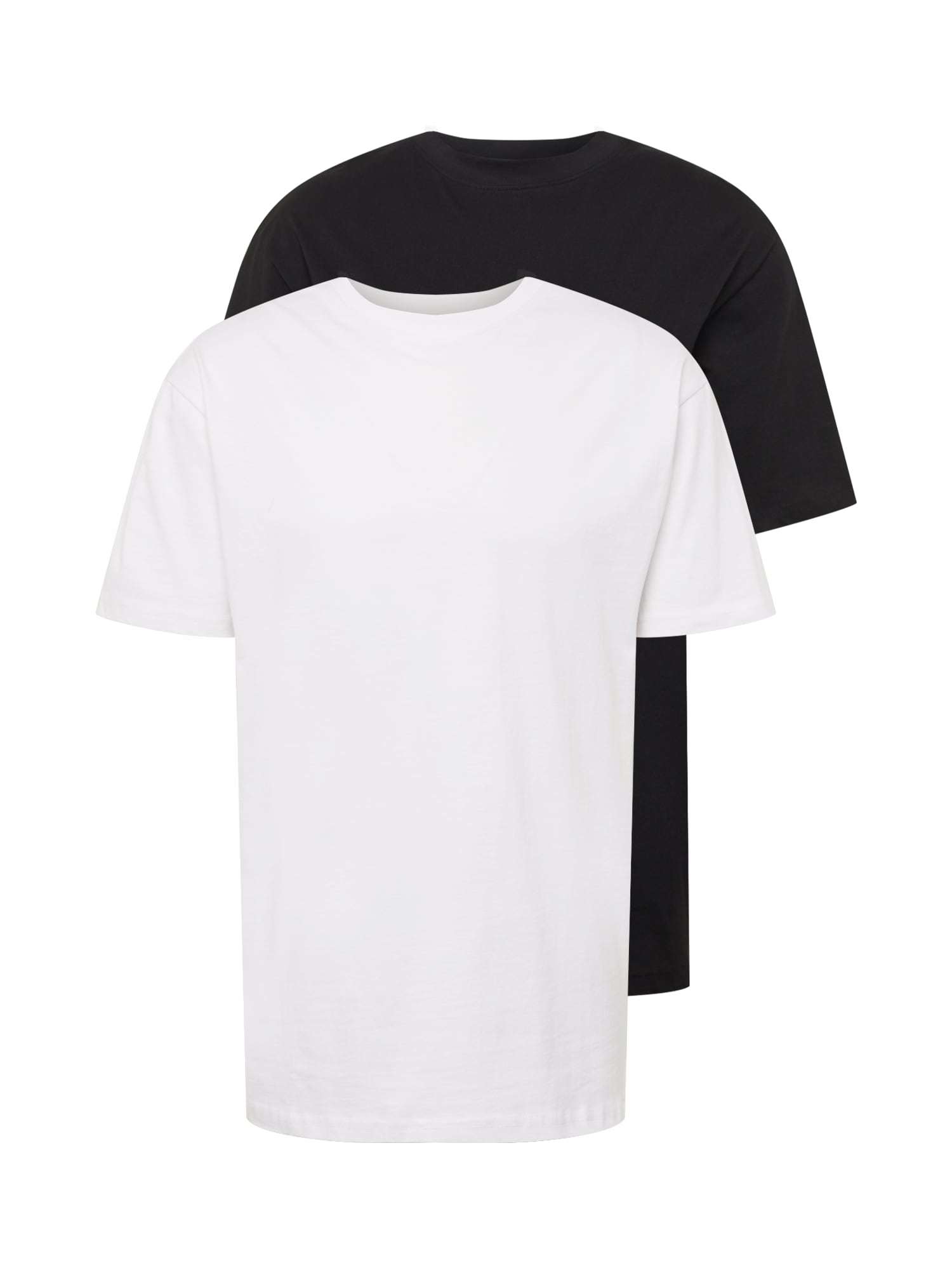 Urban Classics Majica  črna / bela