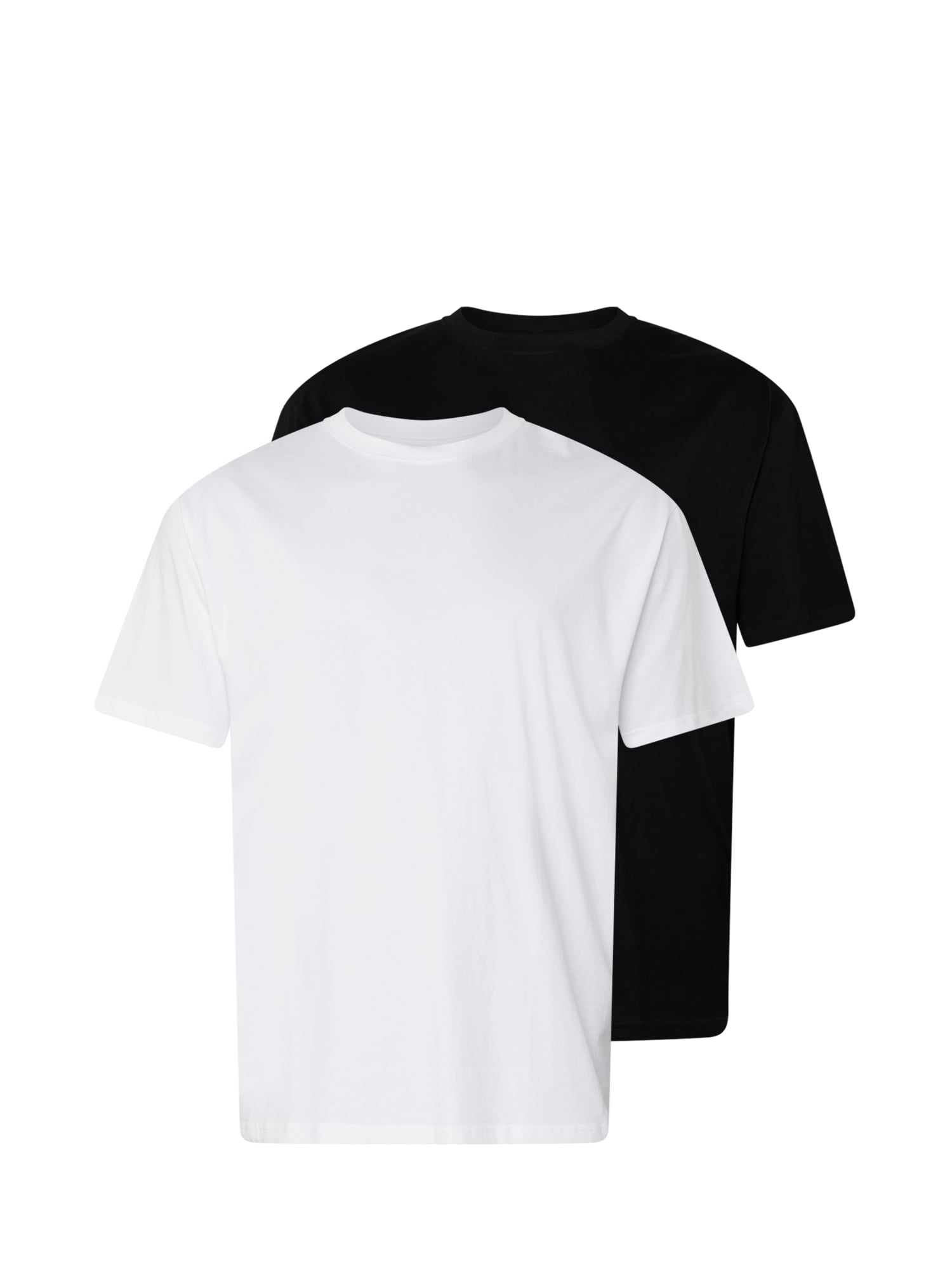 Urban Classics Majica  črna / bela