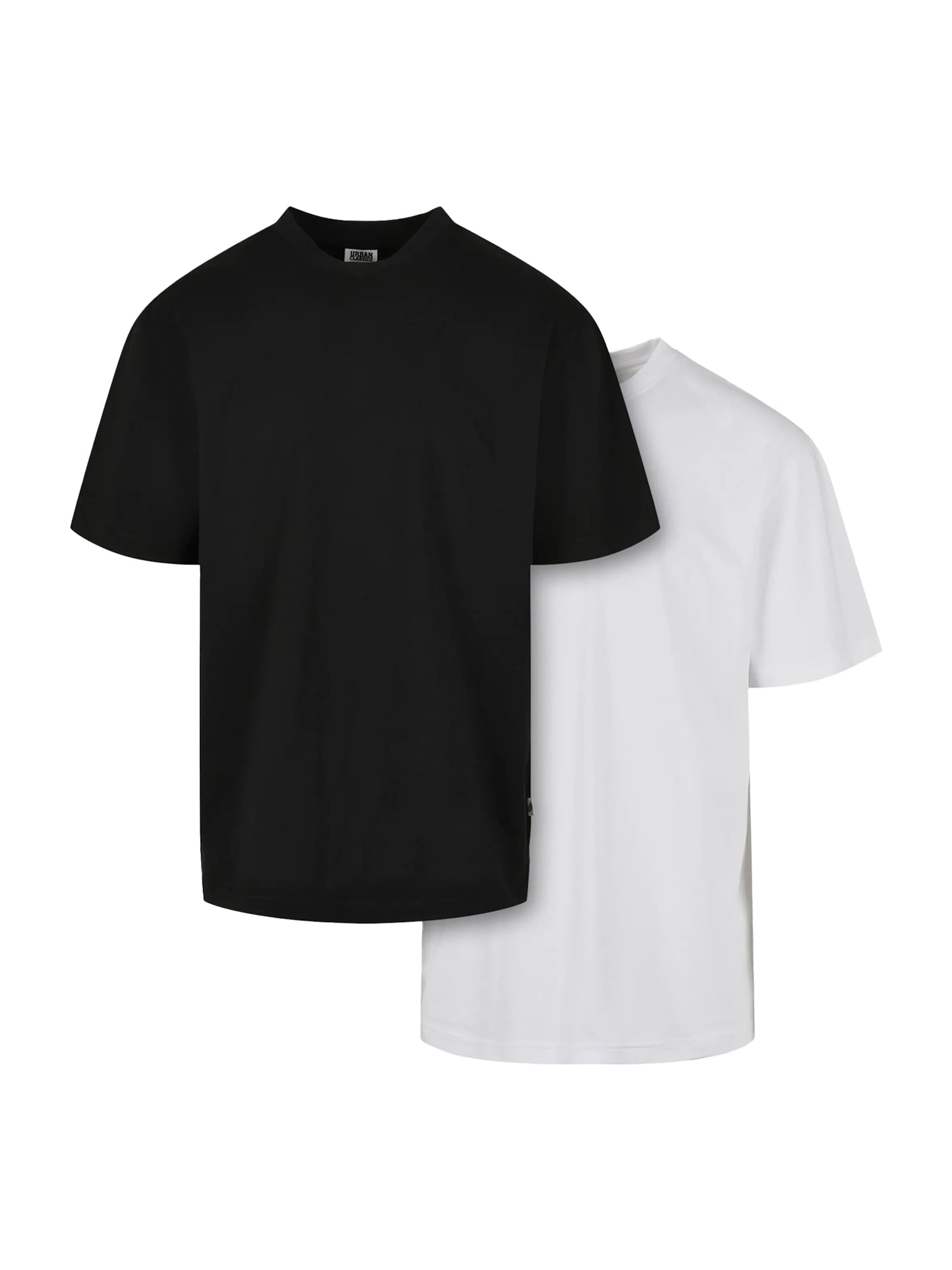 Urban Classics Majica  črna / bela