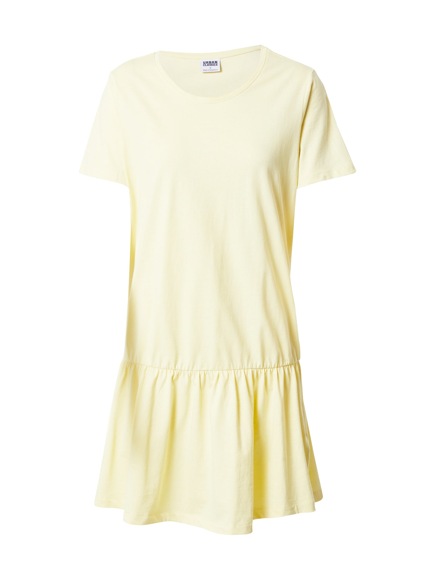 Urban Classics Obleka 'Valance'  pastelno rumena