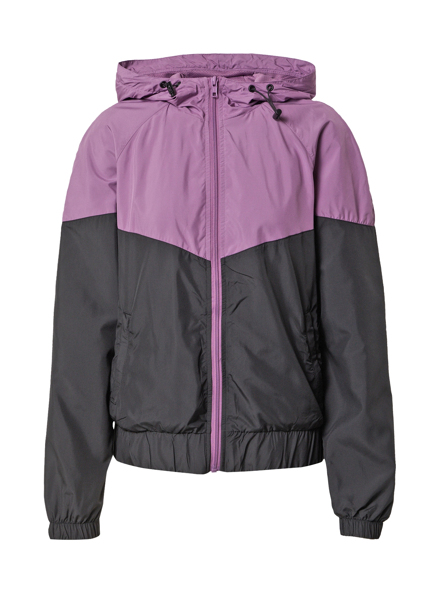 Urban Classics Prehodna jakna  temno liila / črna
