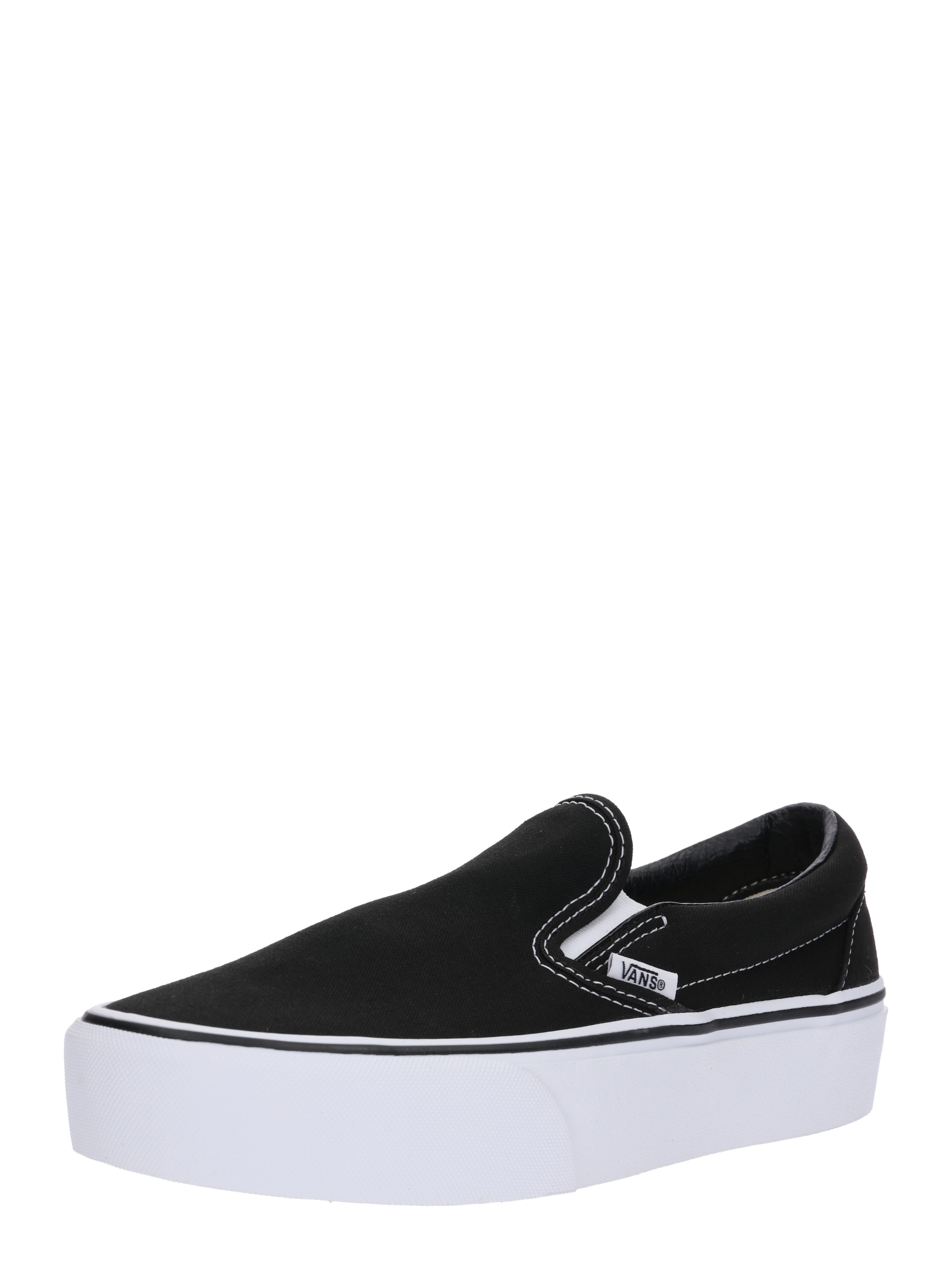 VANS Natikač 'UA Classic Slip-On Platform'  črna