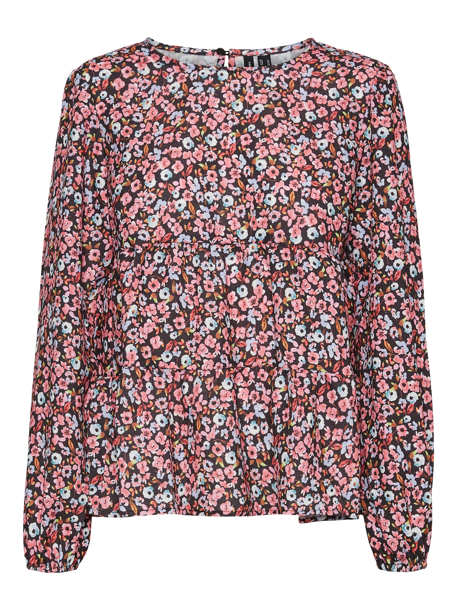 VERO MODA Bluza 'Francesca'  mešane barve / roza / črna