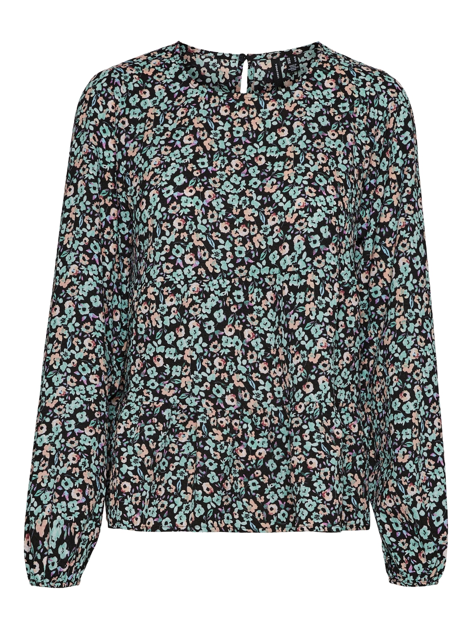 VERO MODA Bluza 'Franceska'  modra / mešane barve