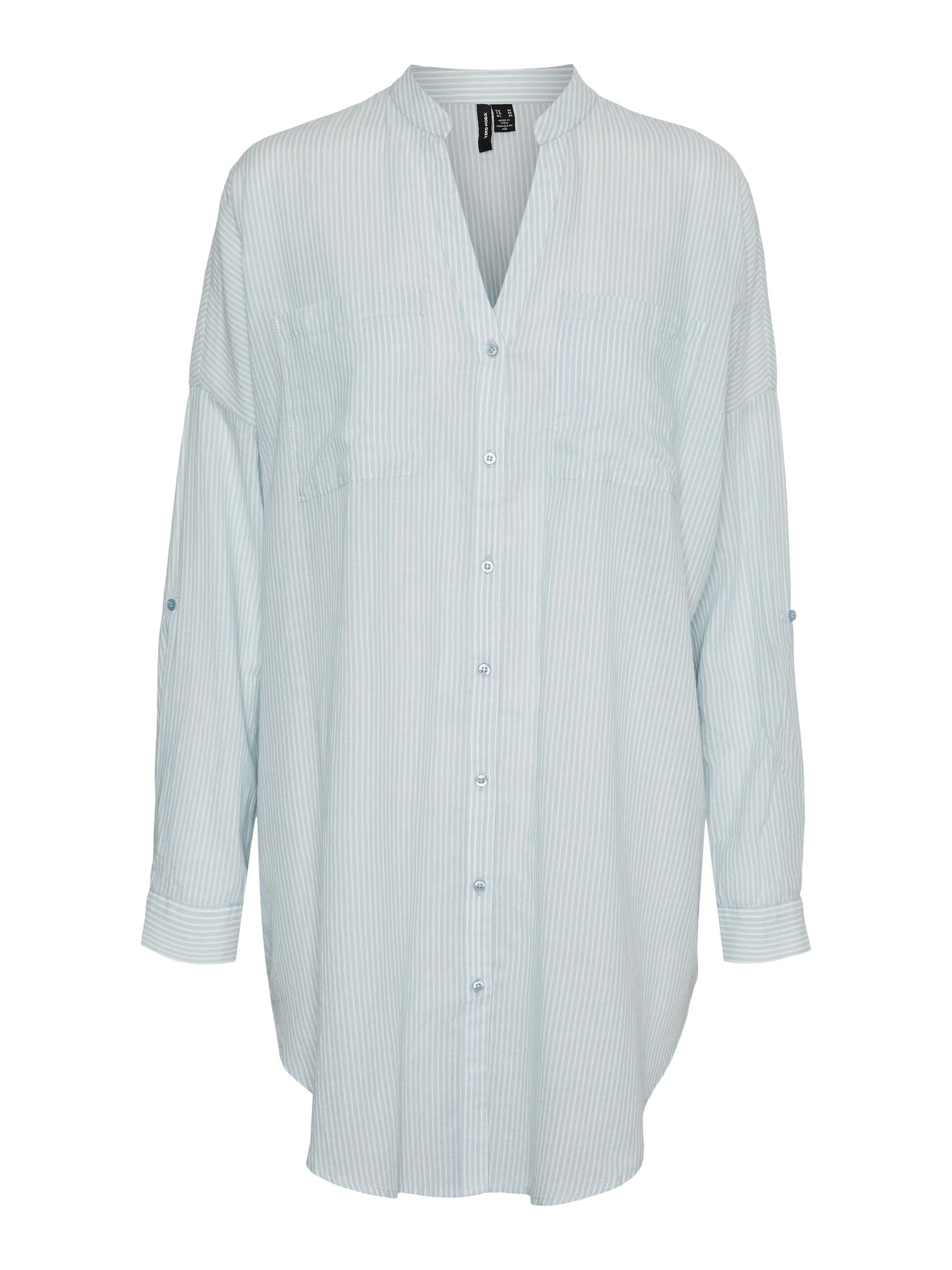 VERO MODA Bluza 'Isabell'  svetlo modra / bela