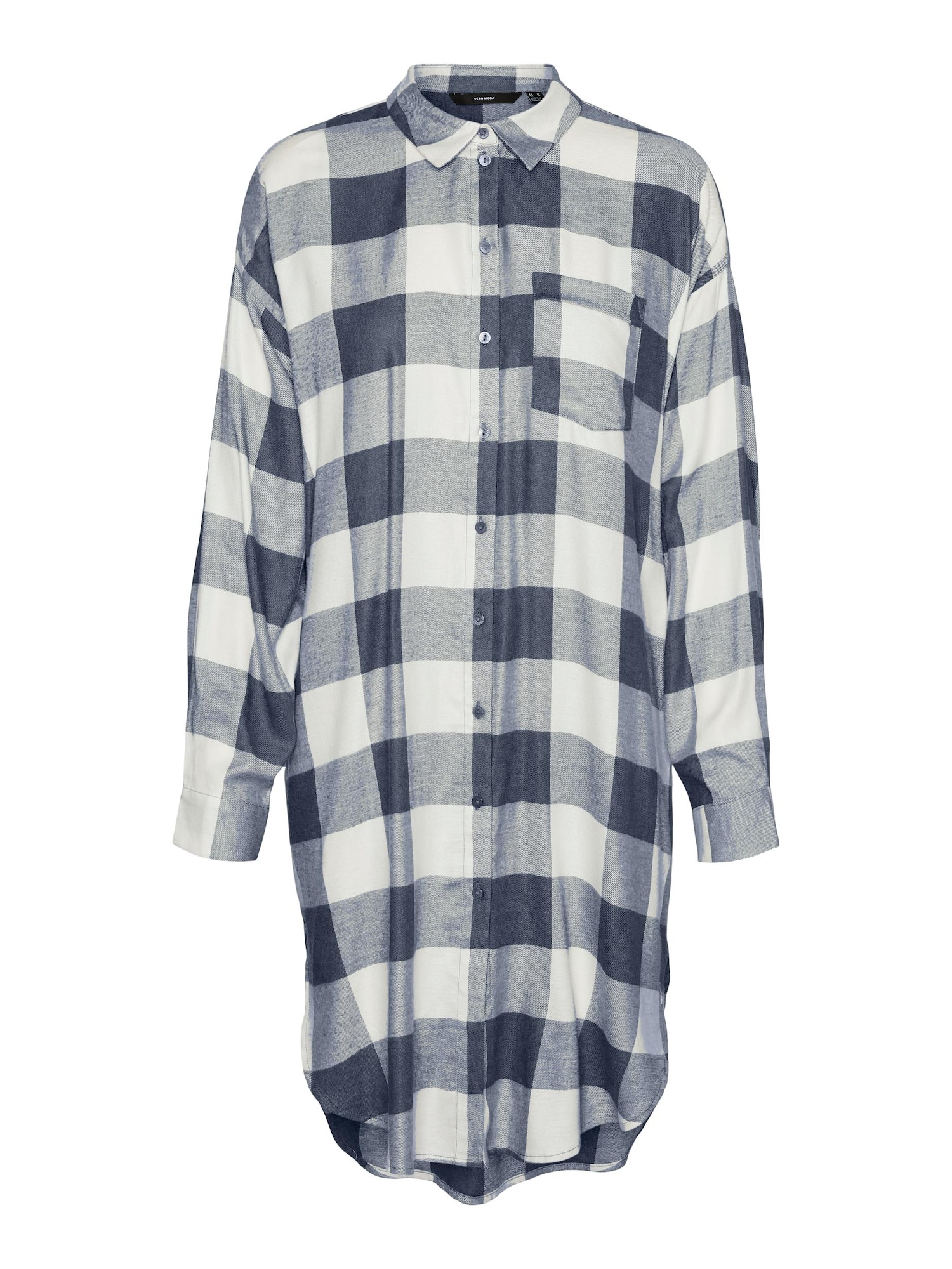 VERO MODA Bluza 'Kelly'  dimno modra / nočno modra / bela