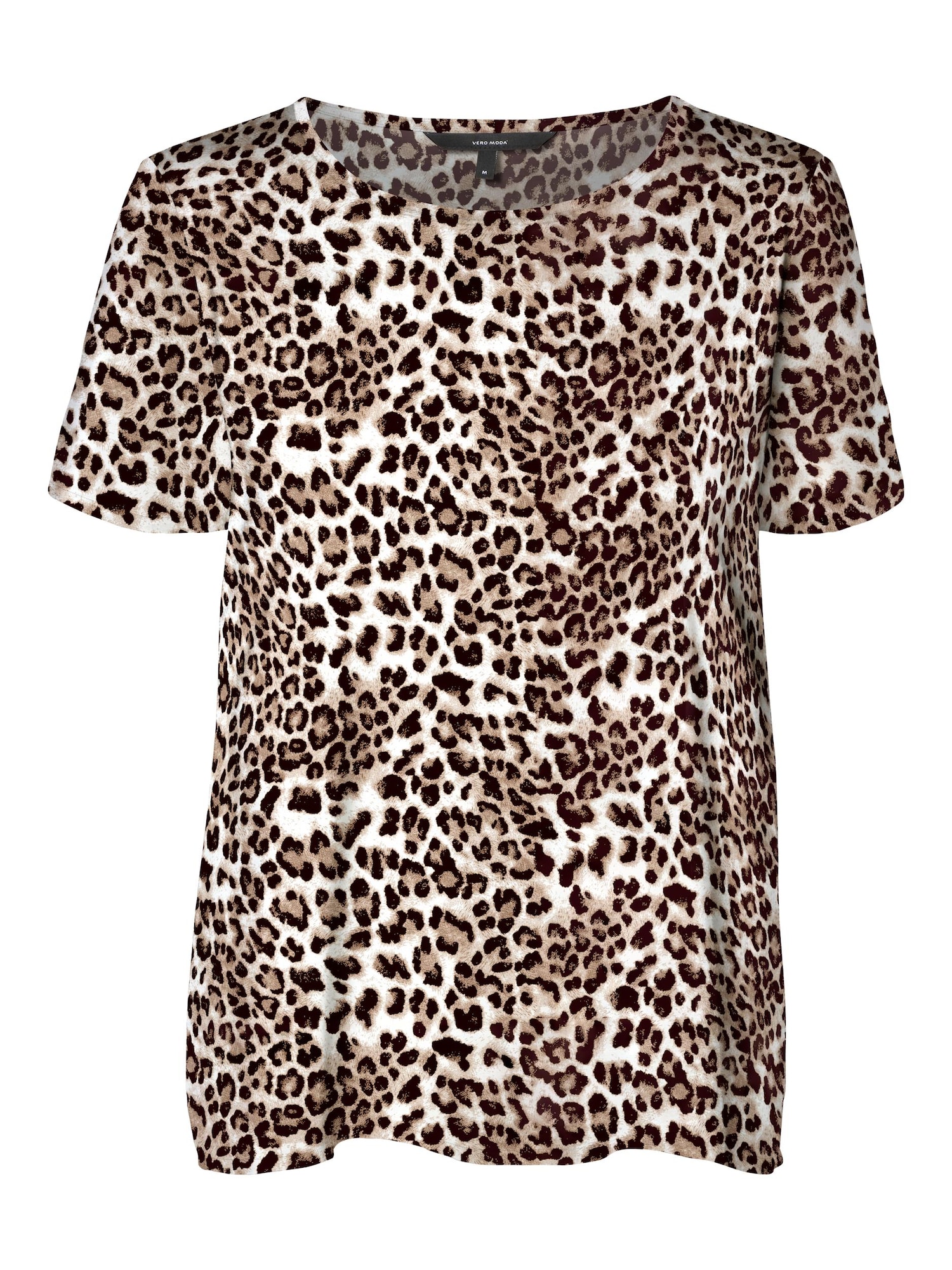 VERO MODA Bluza 'Simply'  kremna / rjava / črna