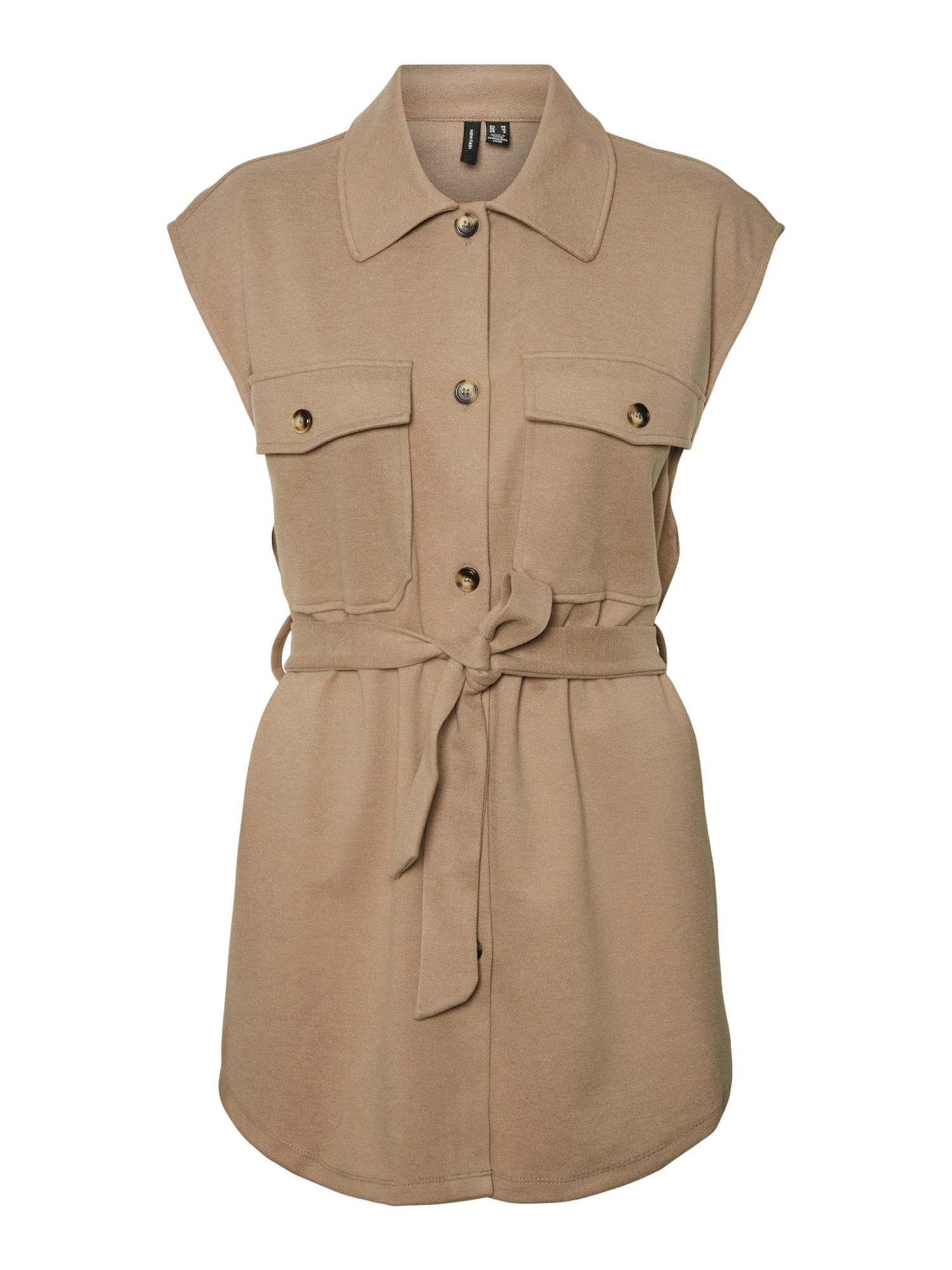 VERO MODA Brezrokavnik 'Fawn'  rjava