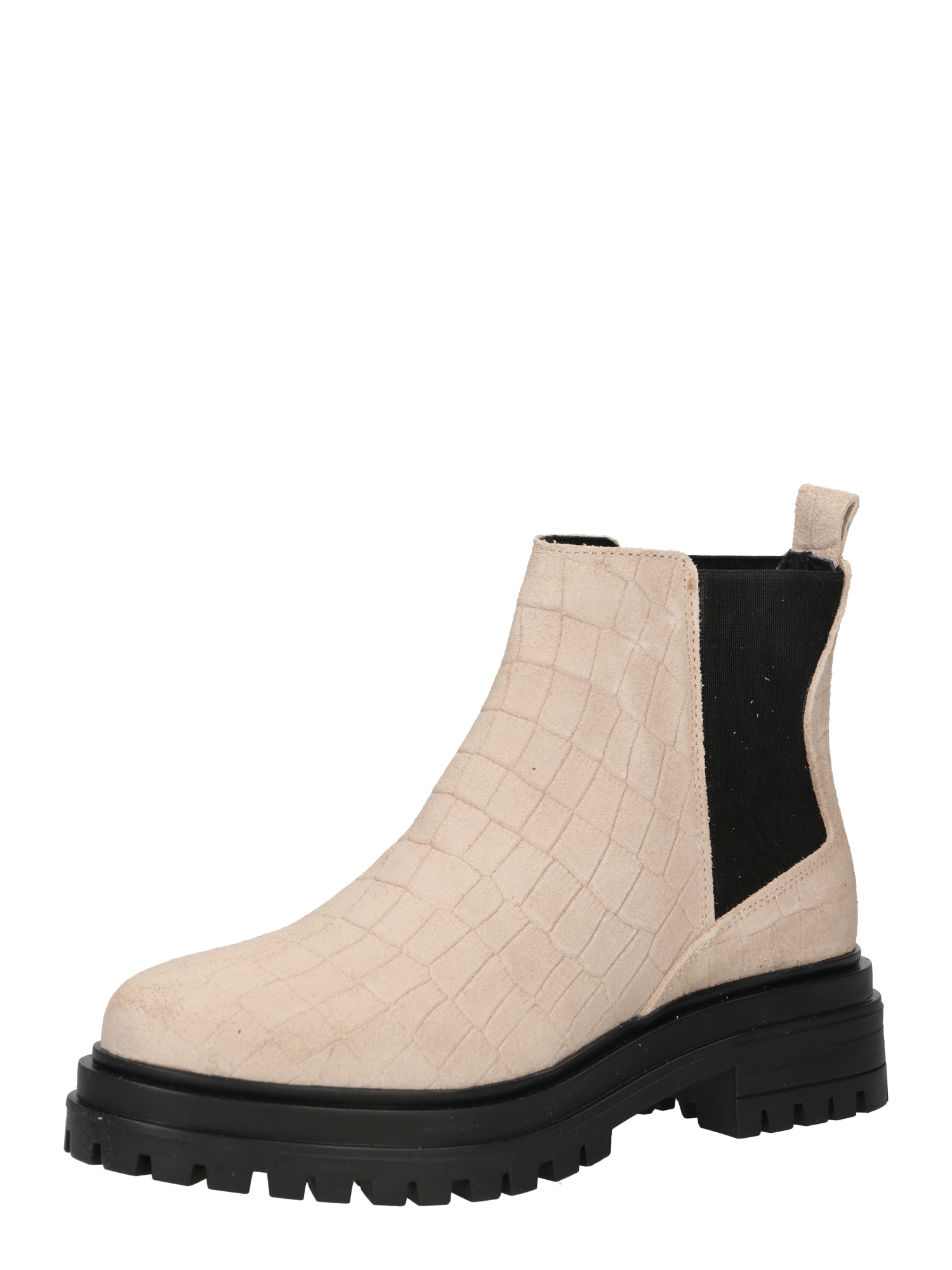 VERO MODA Chelsea škornji 'Besta'  kremna / črna