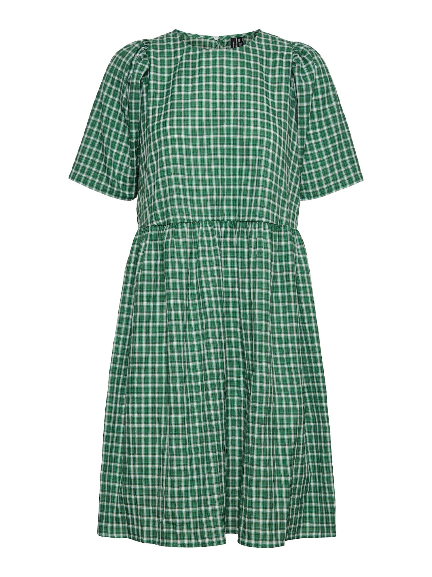 VERO MODA Dolga srajca 'Ada'  zelena / temno zelena / off-bela