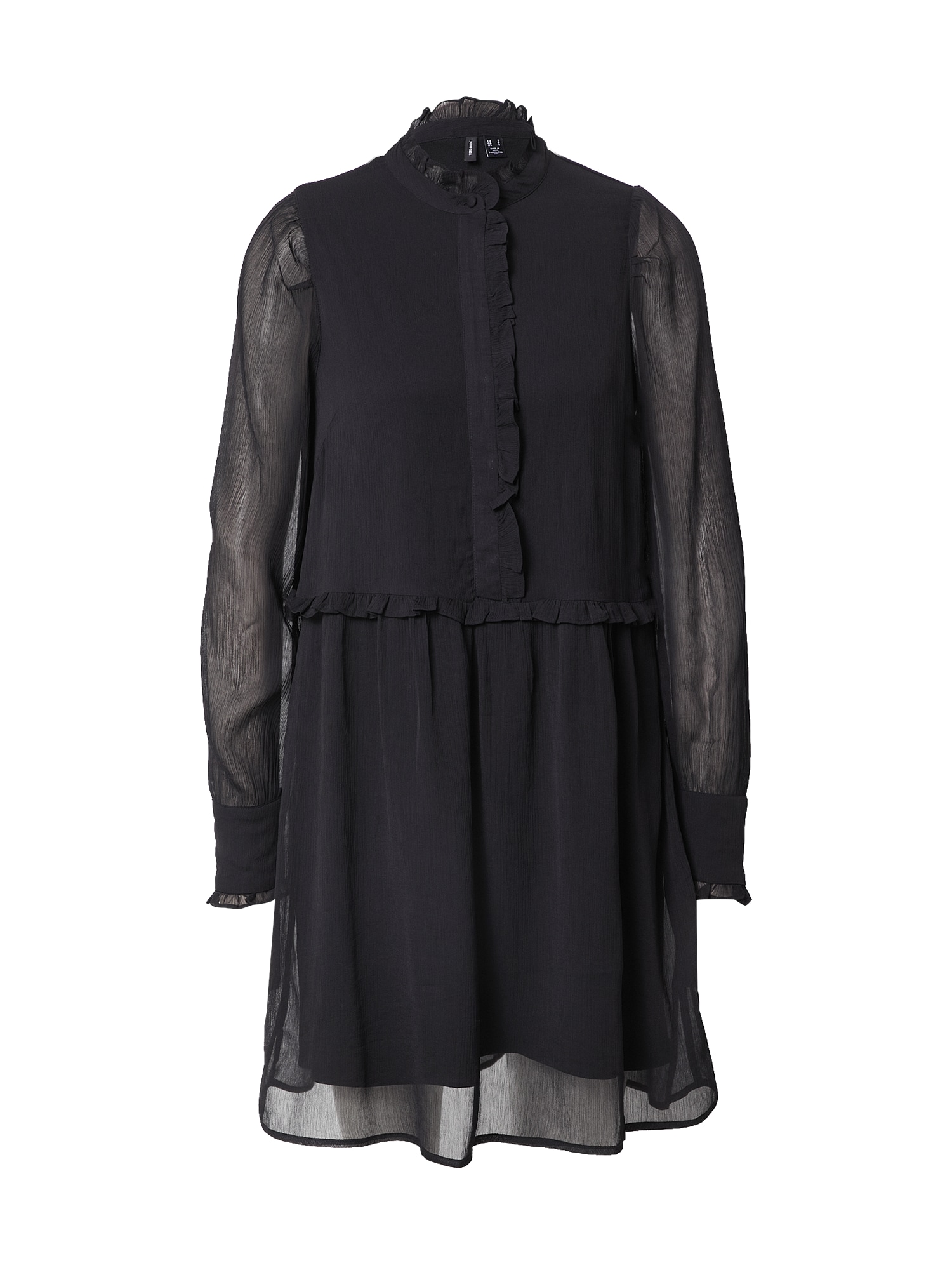 VERO MODA Dolga srajca 'Dee'  črna