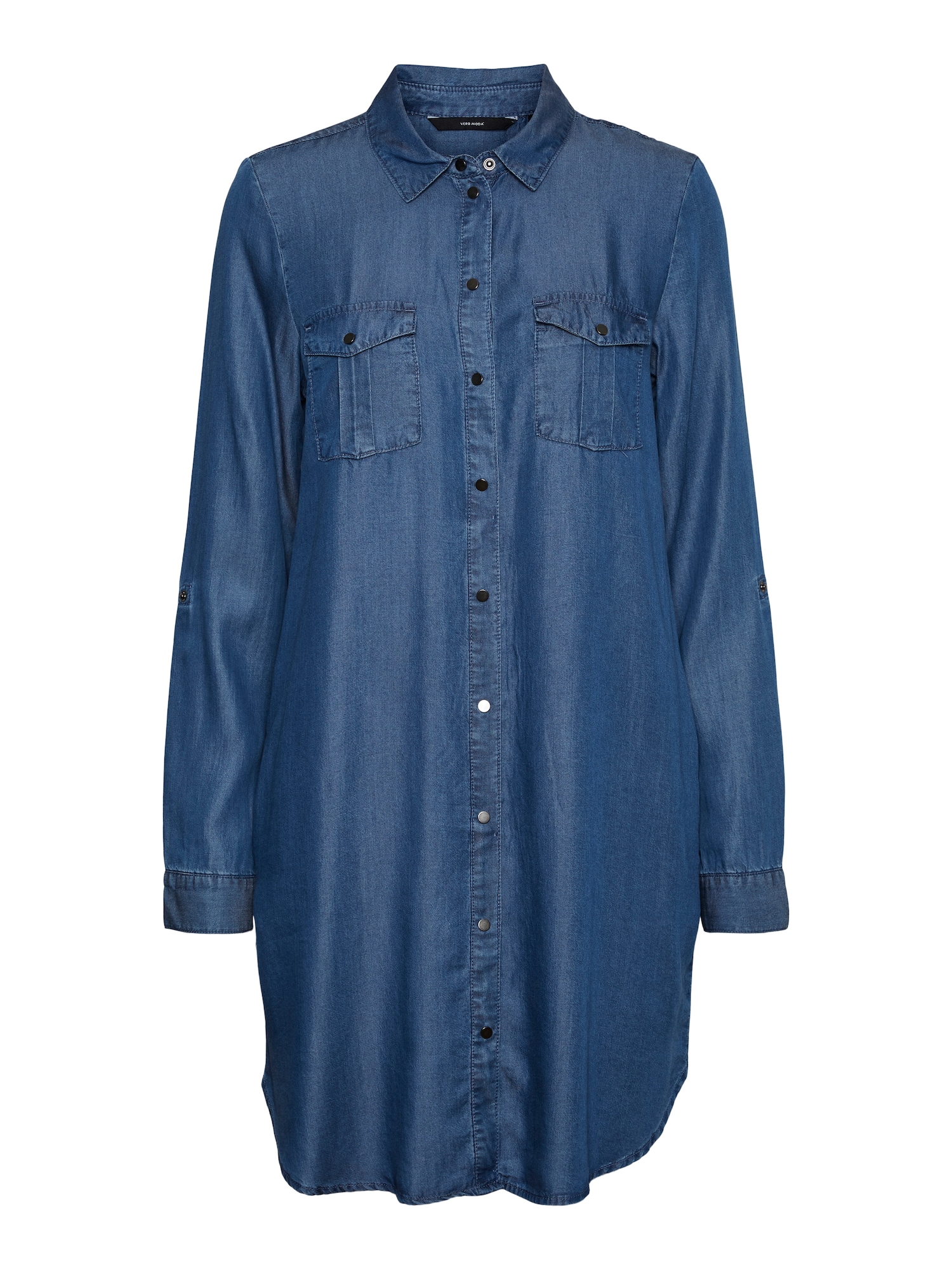 VERO MODA Dolga srajca 'SILLA'  moder denim