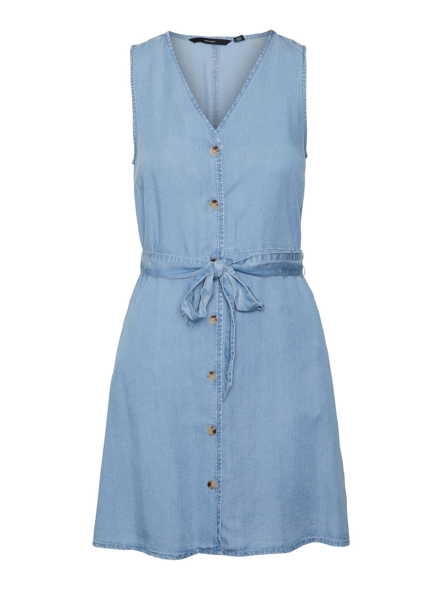 VERO MODA Dolga srajca 'Viviana'  moder denim