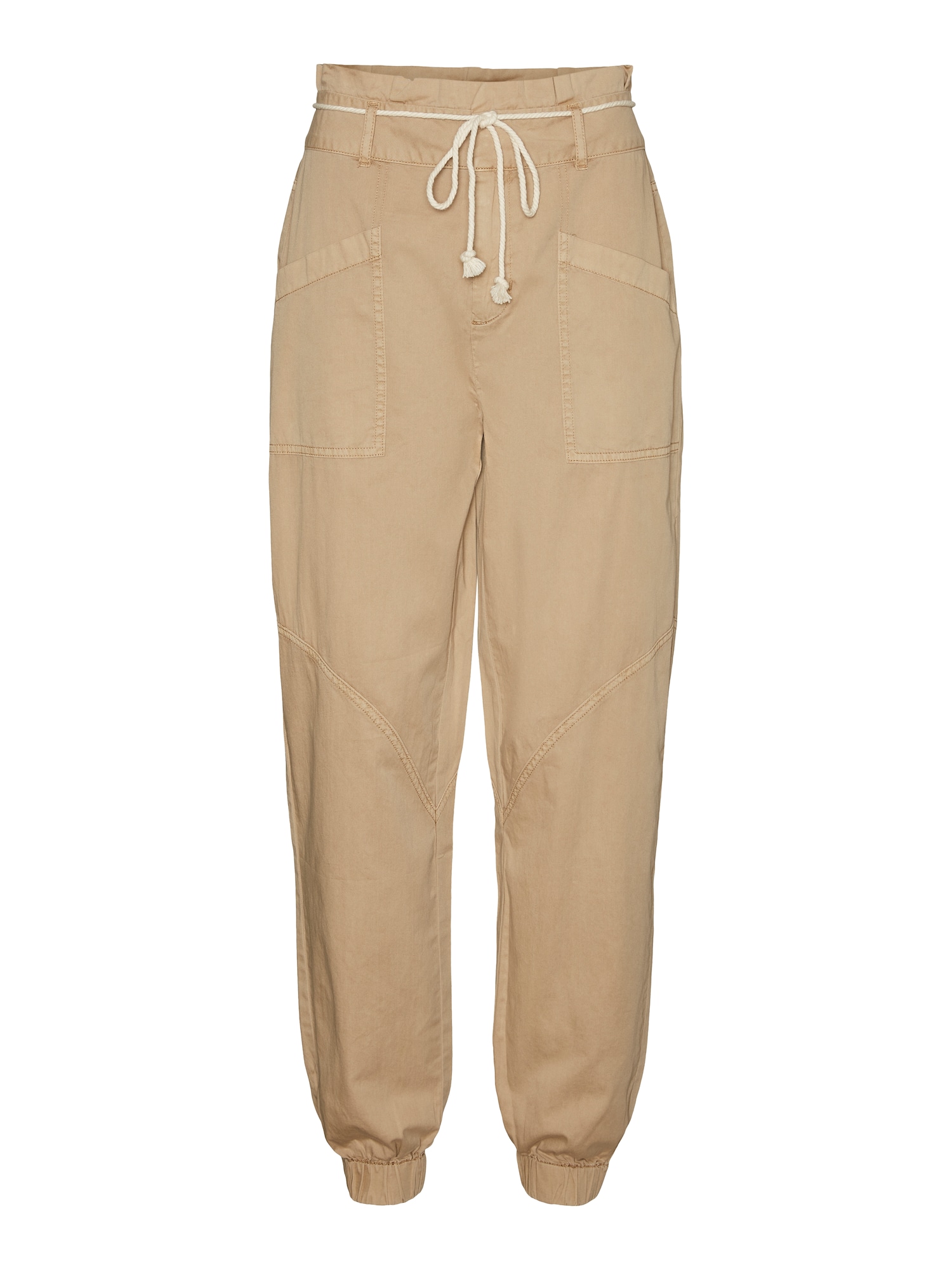 VERO MODA Hlače 'Flame'  pesek