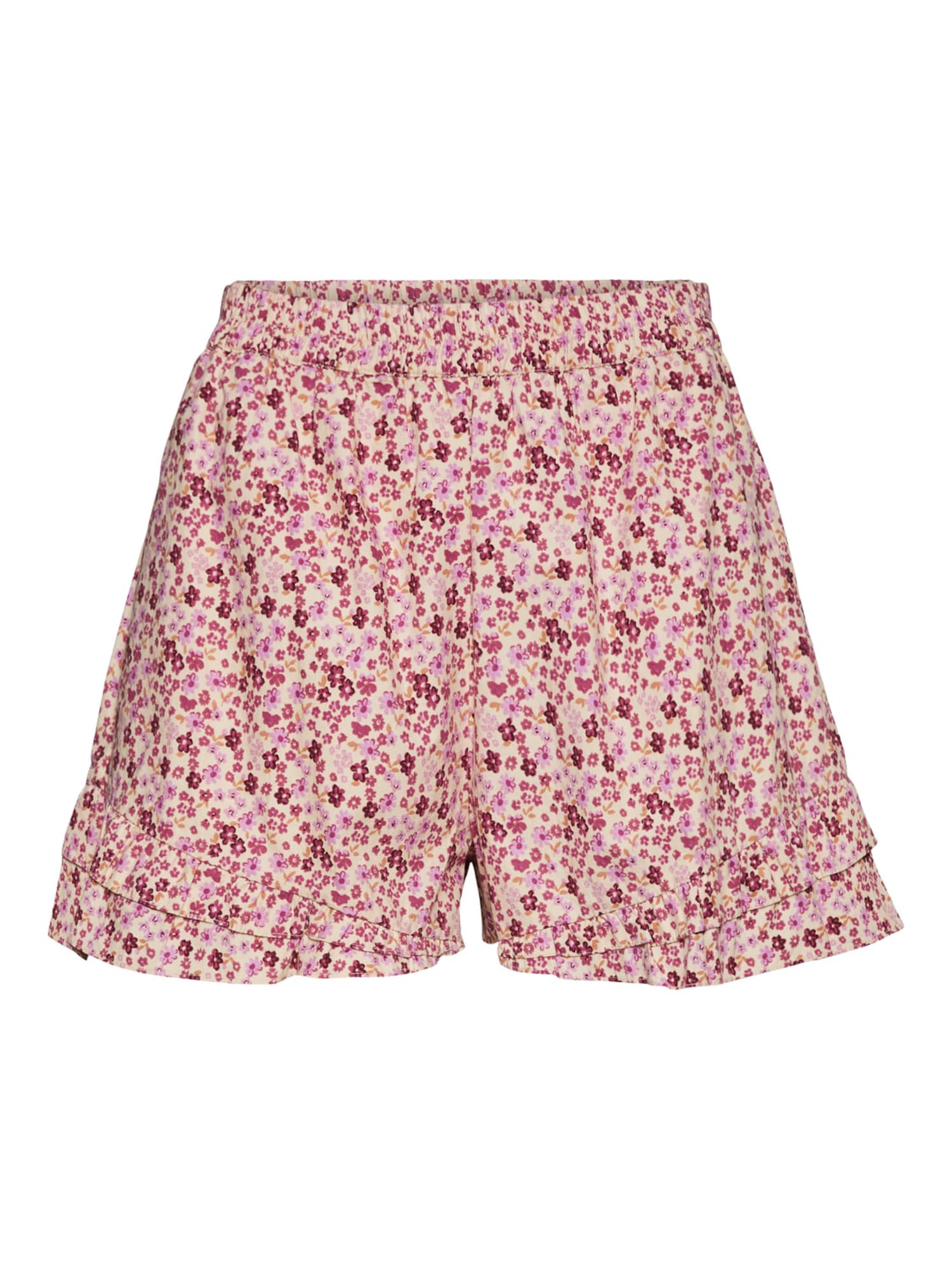 VERO MODA Hlače 'Nicoline'  bež / kamela / lila / mauve / rdeče vijolična
