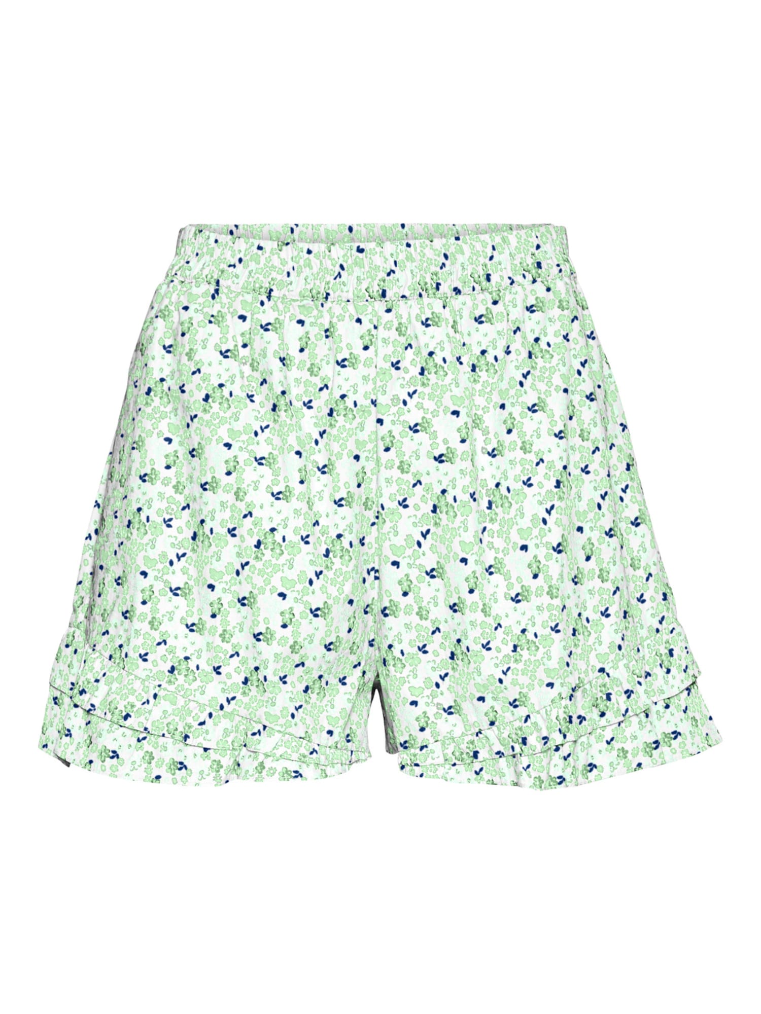 VERO MODA Hlače 'Nicoline'  mornarska / kivi / naravno bela