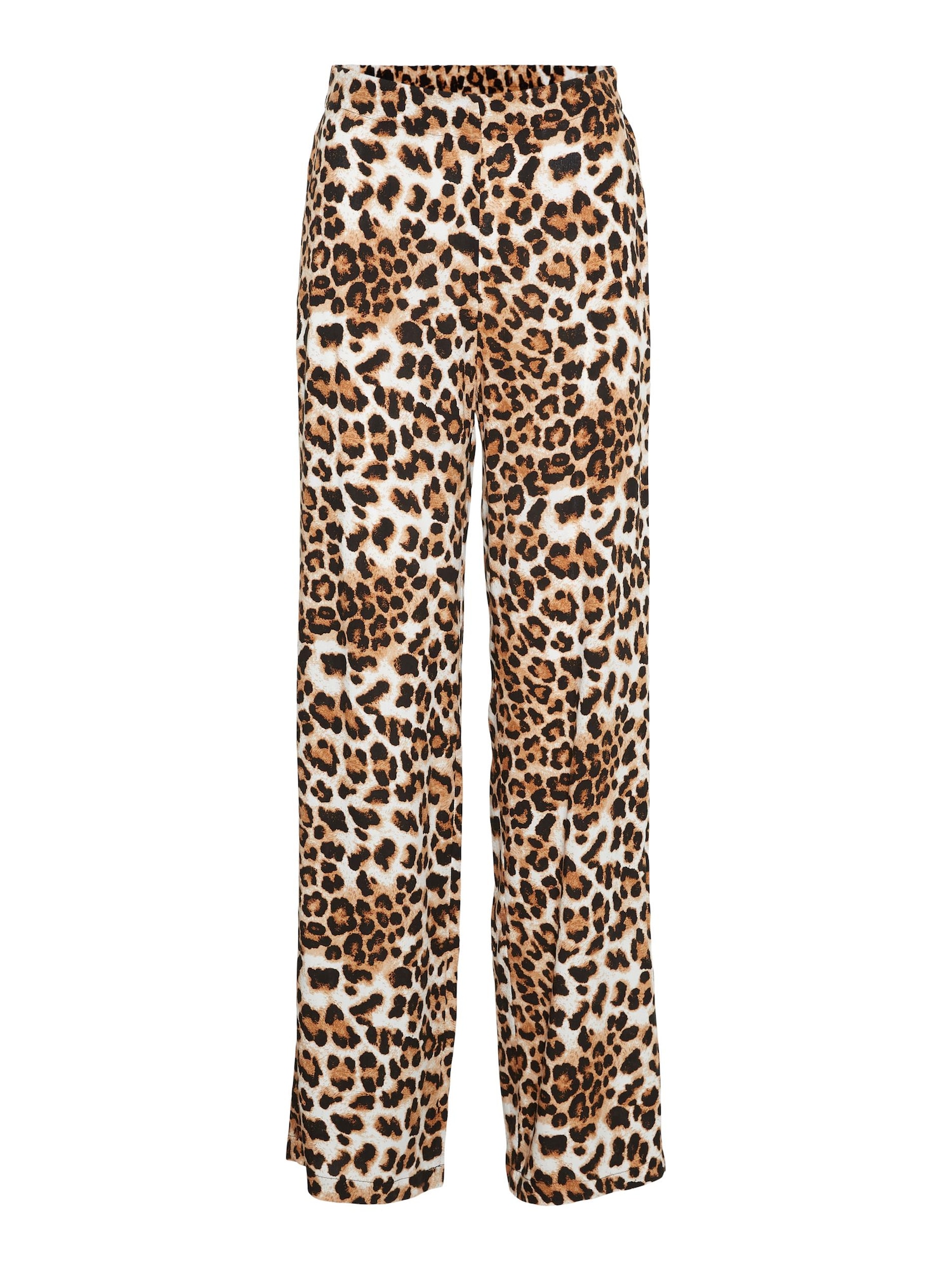 VERO MODA Hlače 'Simply'  rjava / črna / bela