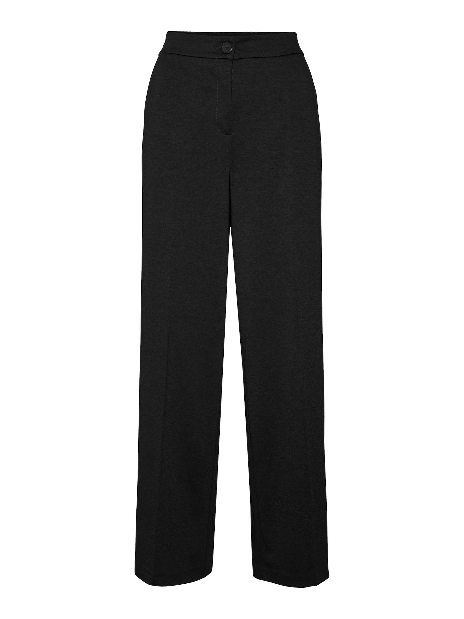 VERO MODA Hlače na rob 'Berta'  črna