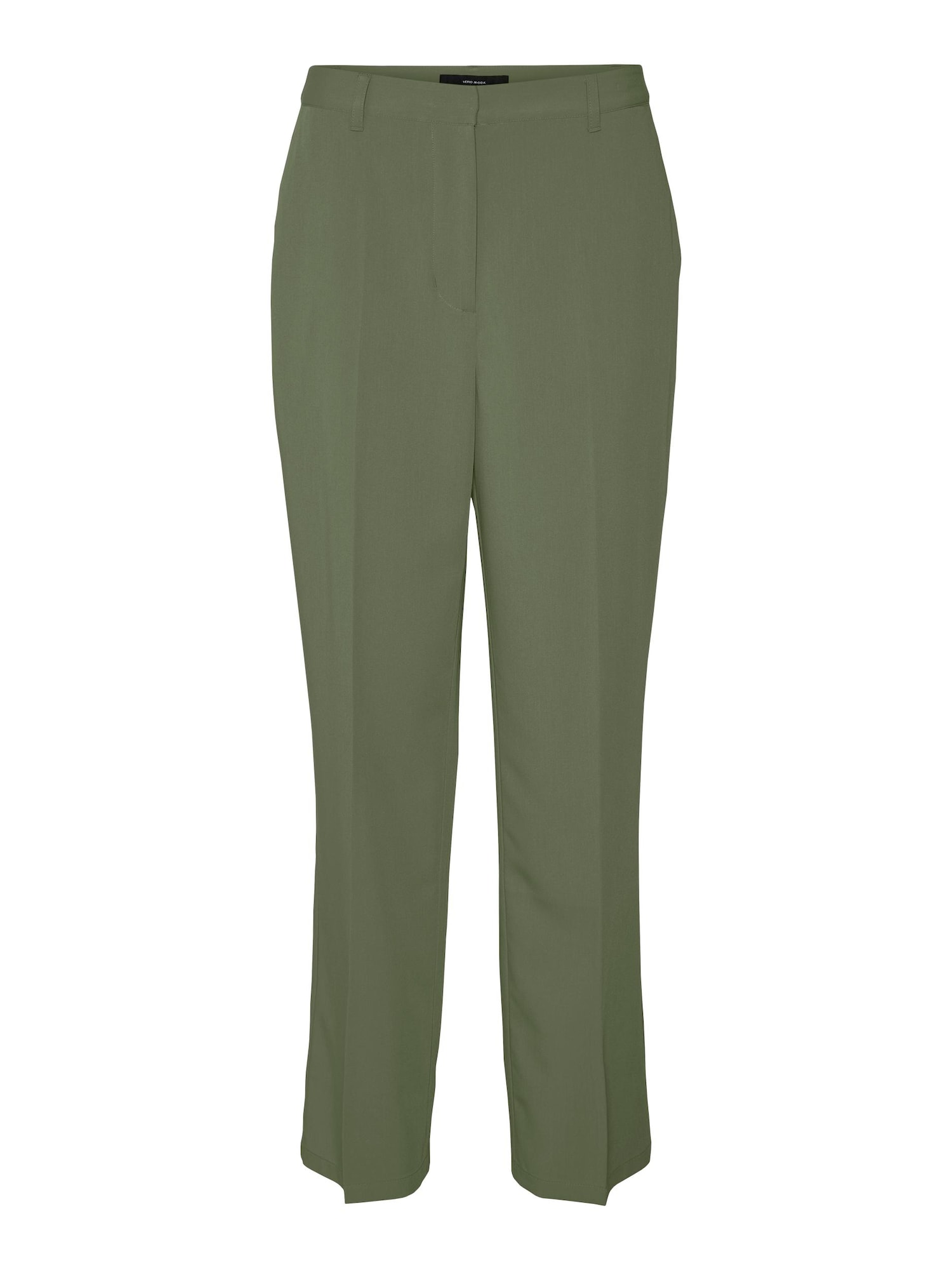 VERO MODA Hlače na rob 'Zelda'  zelena