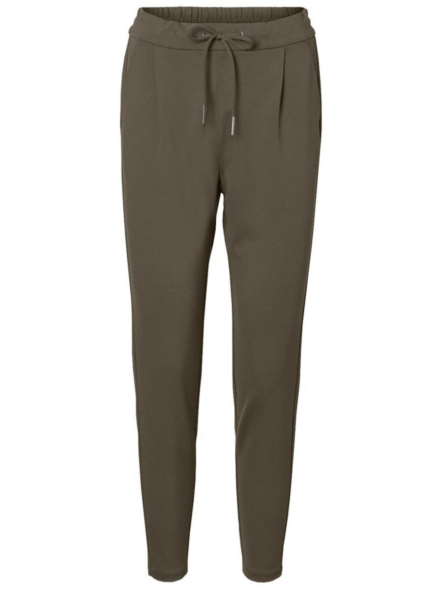 VERO MODA Hlače z naborki 'Eva'  siva