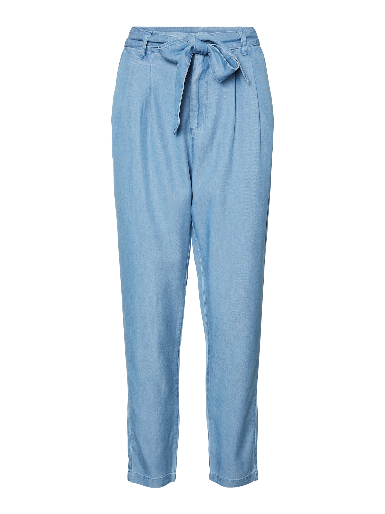 VERO MODA Hlače z naborki 'MIA'  moder denim