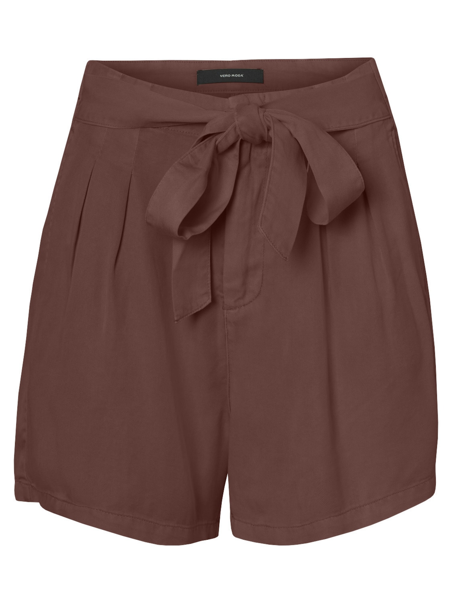 VERO MODA Hlače z naborki 'Mia'  rjava