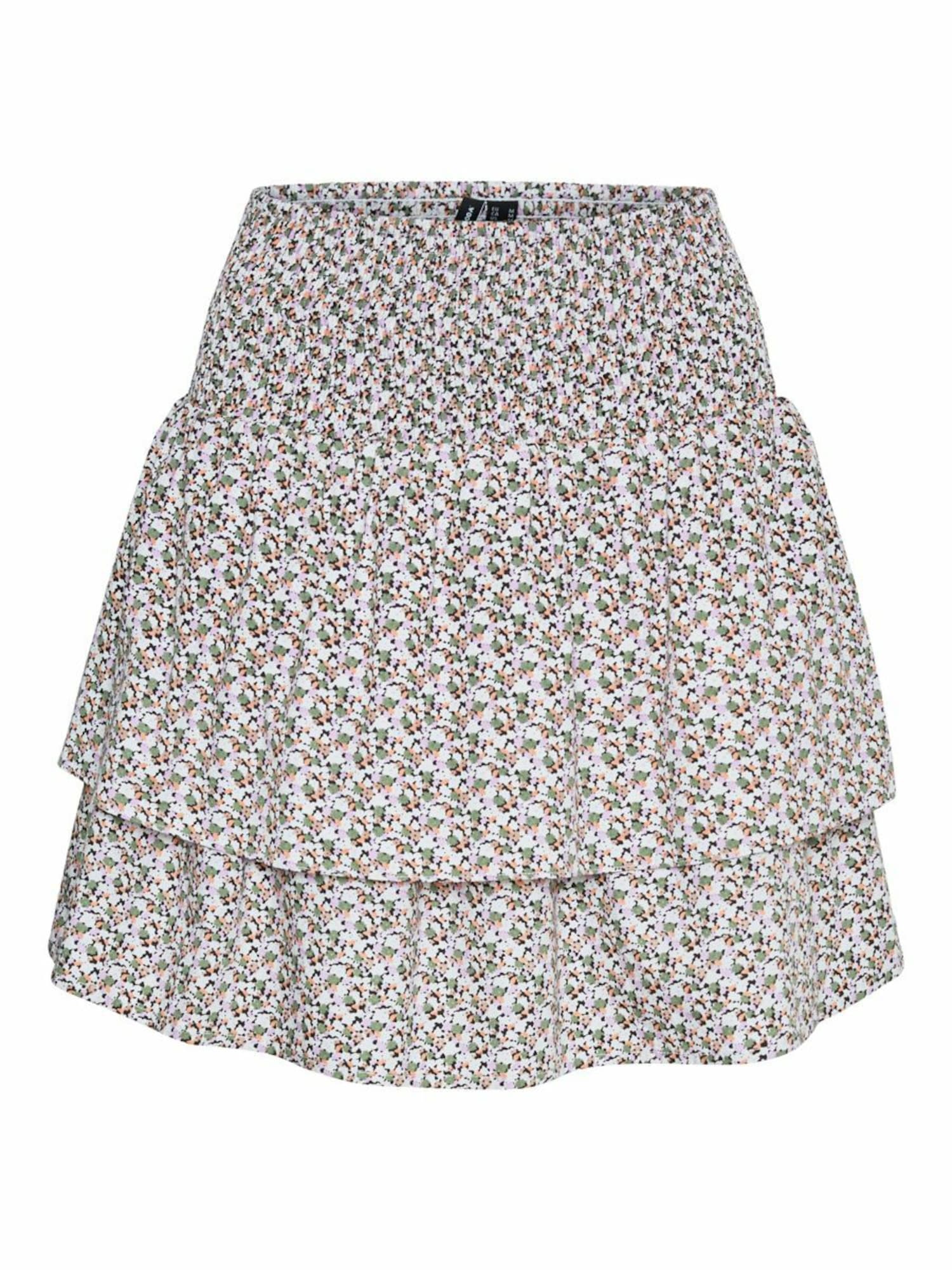VERO MODA Krilo 'Lykke'  zelena / lila / roza / bela