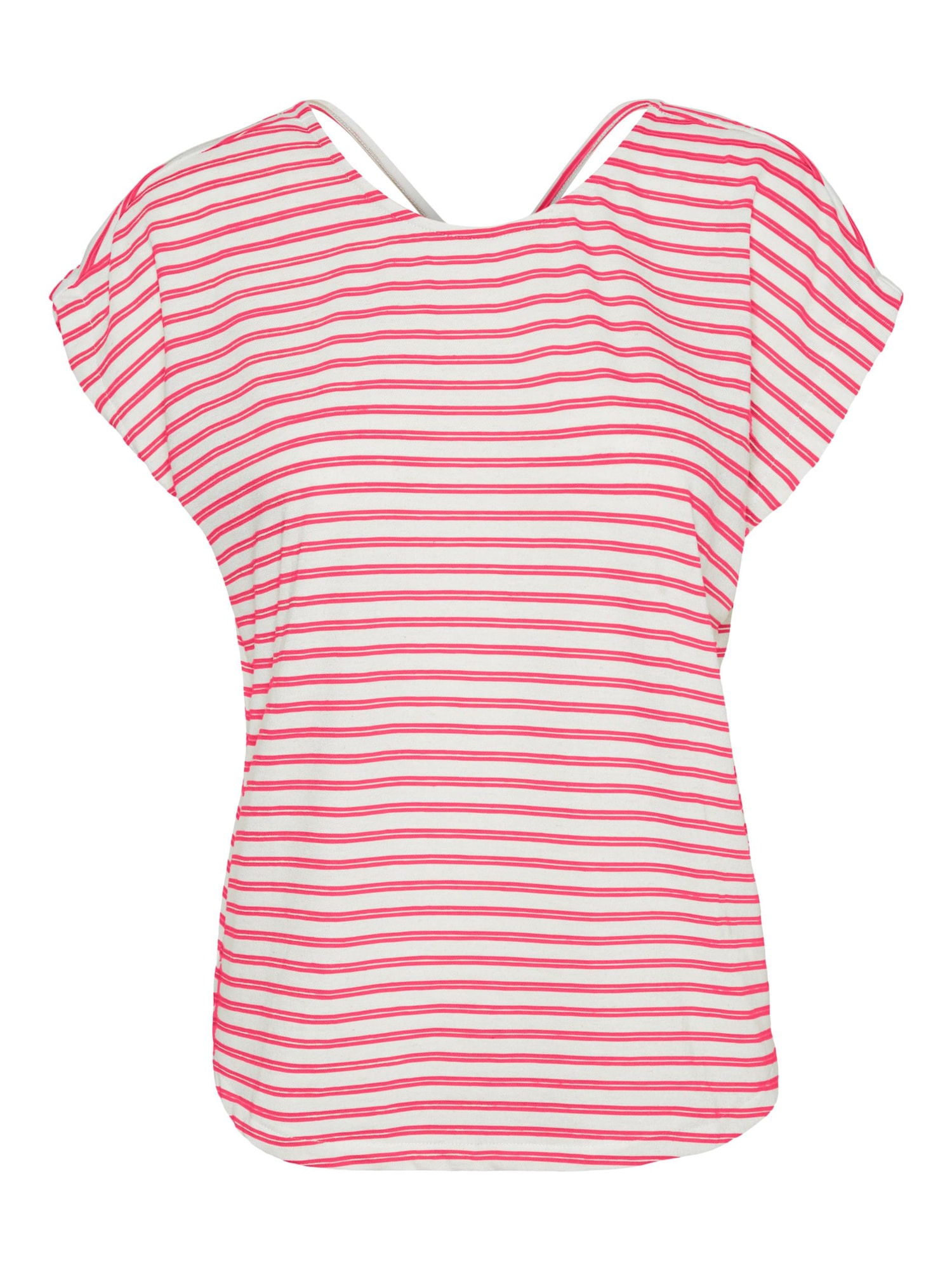 VERO MODA Majica 'Alona'  pitaja / bela