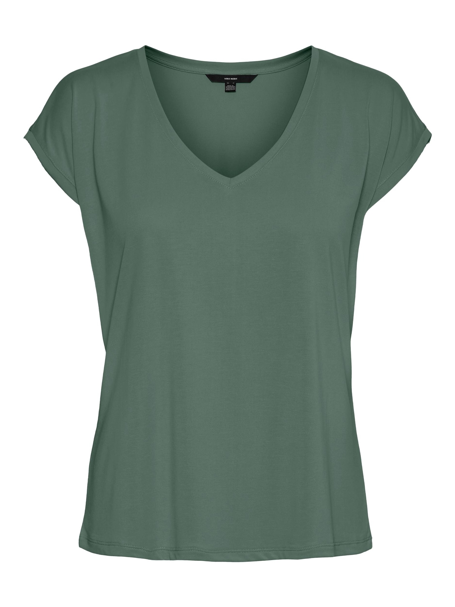 VERO MODA Majica 'Filli'  temno zelena