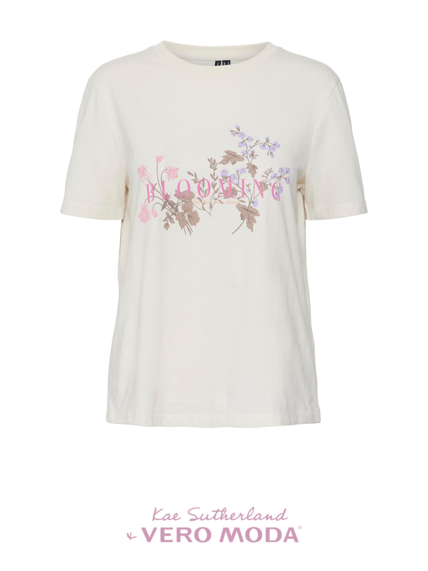 VERO MODA Majica 'Kae'  mešane barve / bela