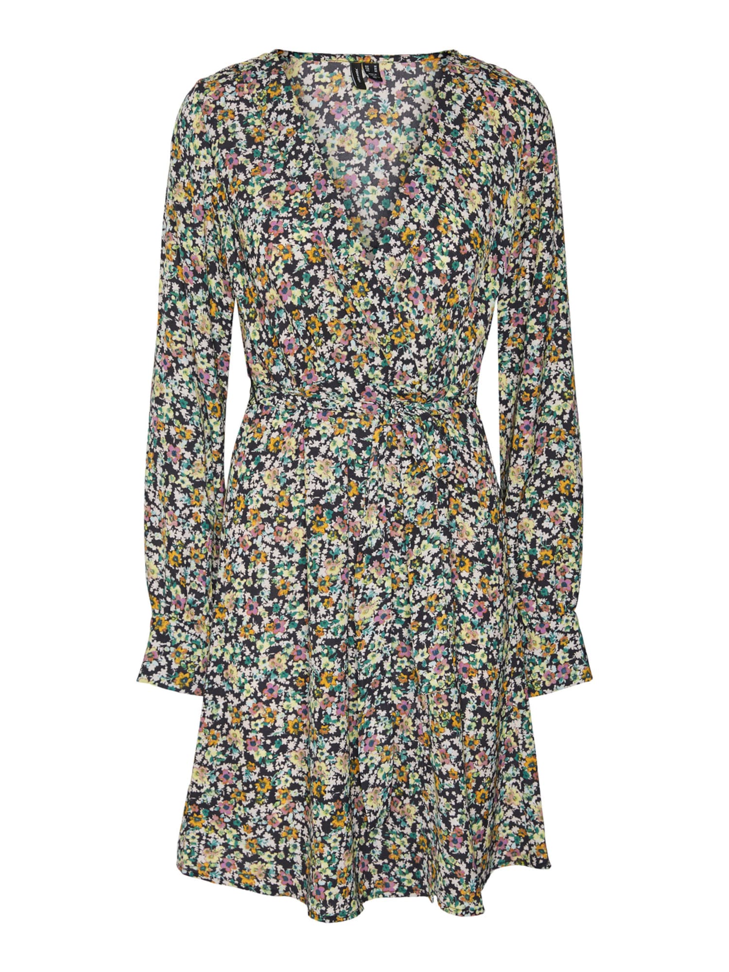 VERO MODA Obleka 'Abby'  grafit / mešane barve