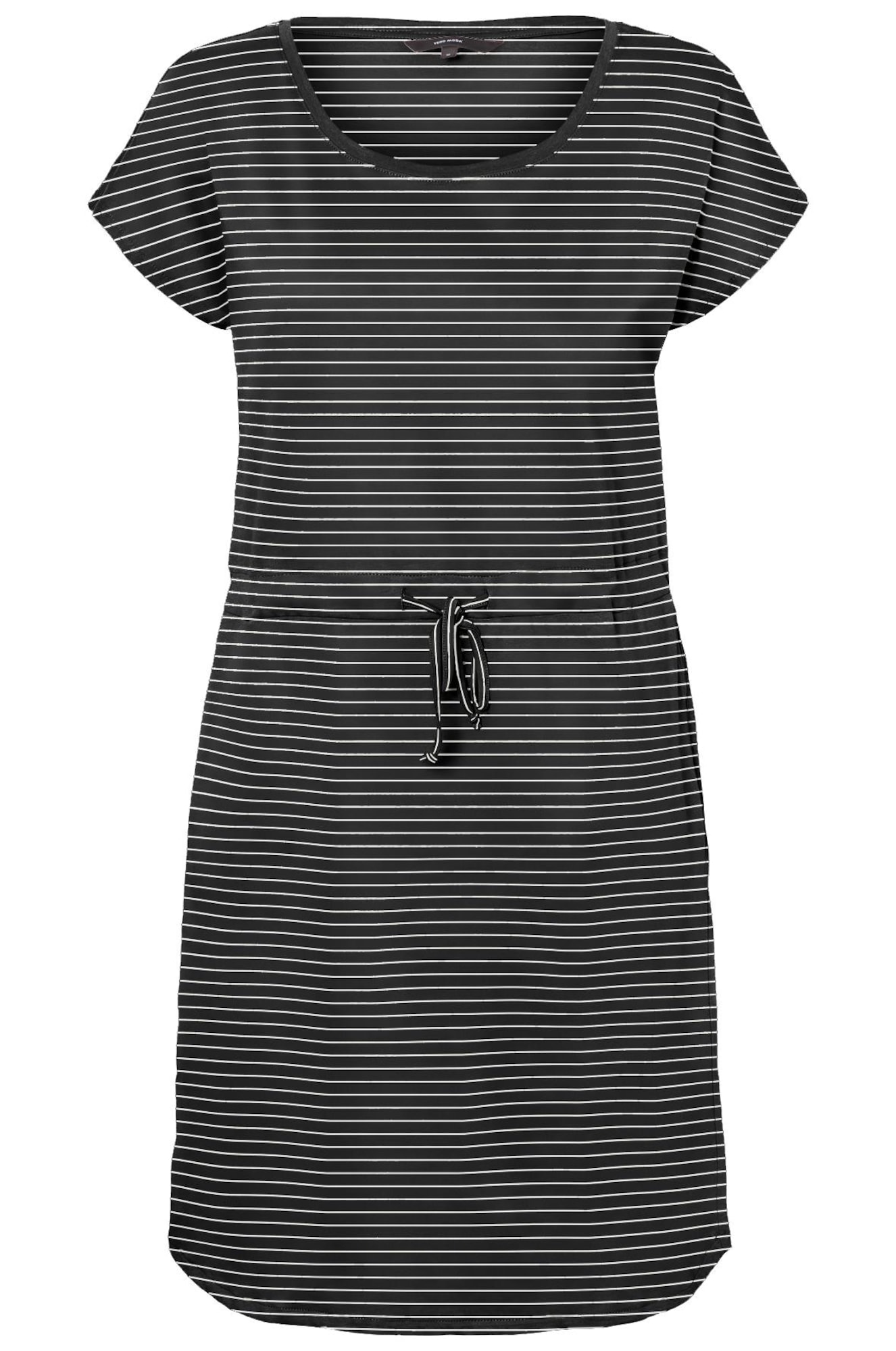 VERO MODA Obleka 'April'  črna / bela