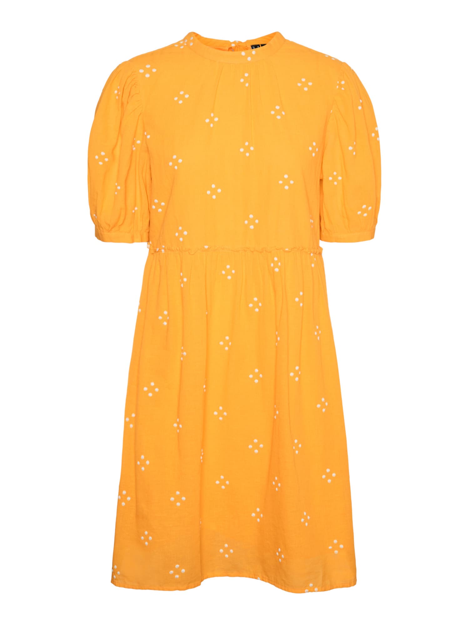 VERO MODA Obleka 'Asta'  temno oranžna / bela