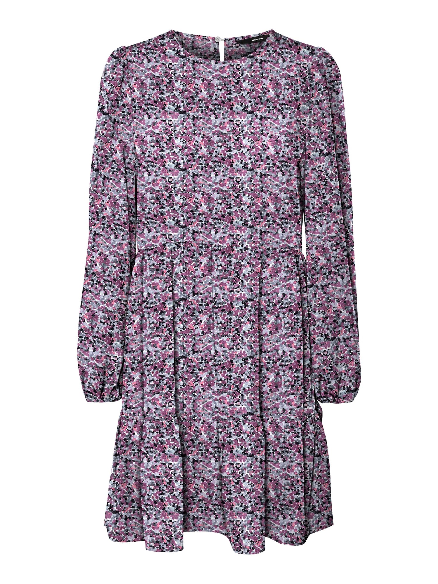 VERO MODA Obleka 'Dharma'  lila / sivka / roza / črna / bela