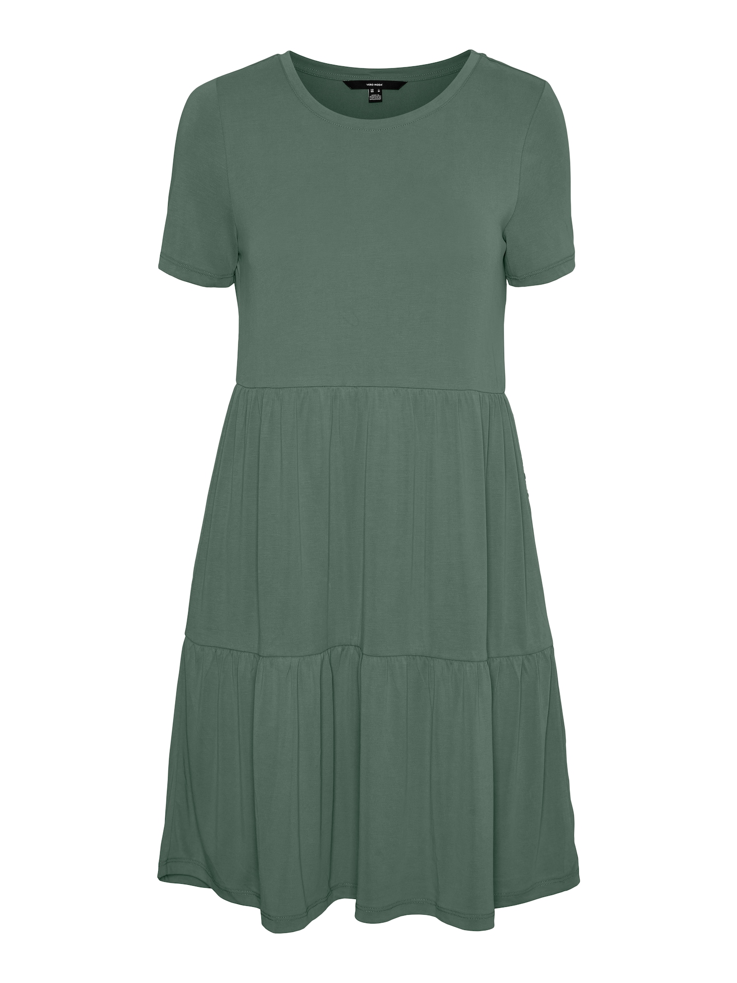 VERO MODA Obleka 'Filli'  temno zelena